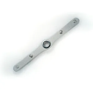 Deco Connector | Grey with Silver hardware (Stud)