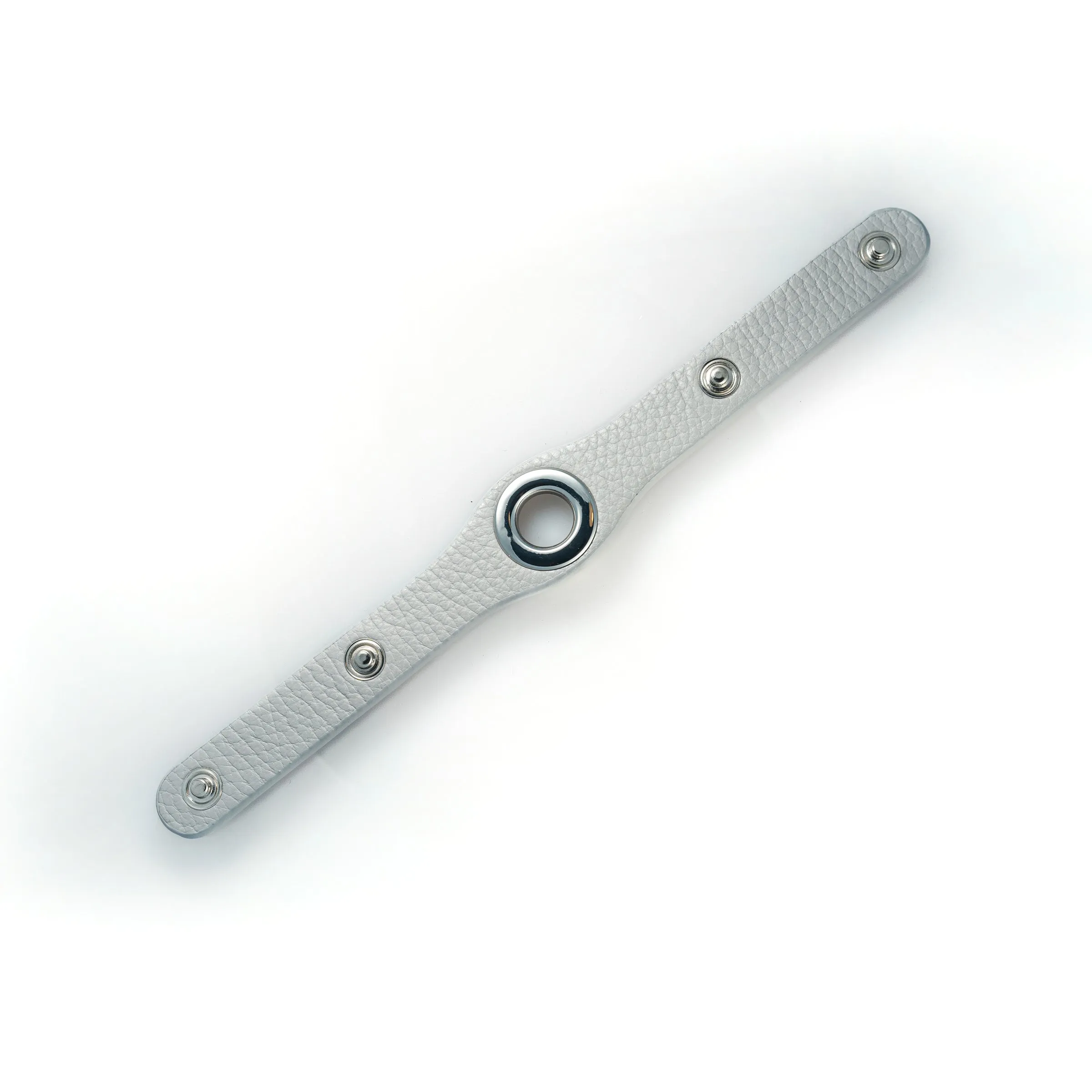 Deco Connector | Grey with Silver hardware (Stud)