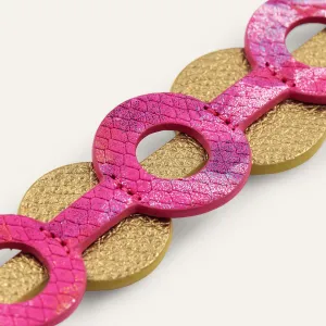 Deco Discs | Paradise Petal Shimmer Metallic Gold with Gold hardware