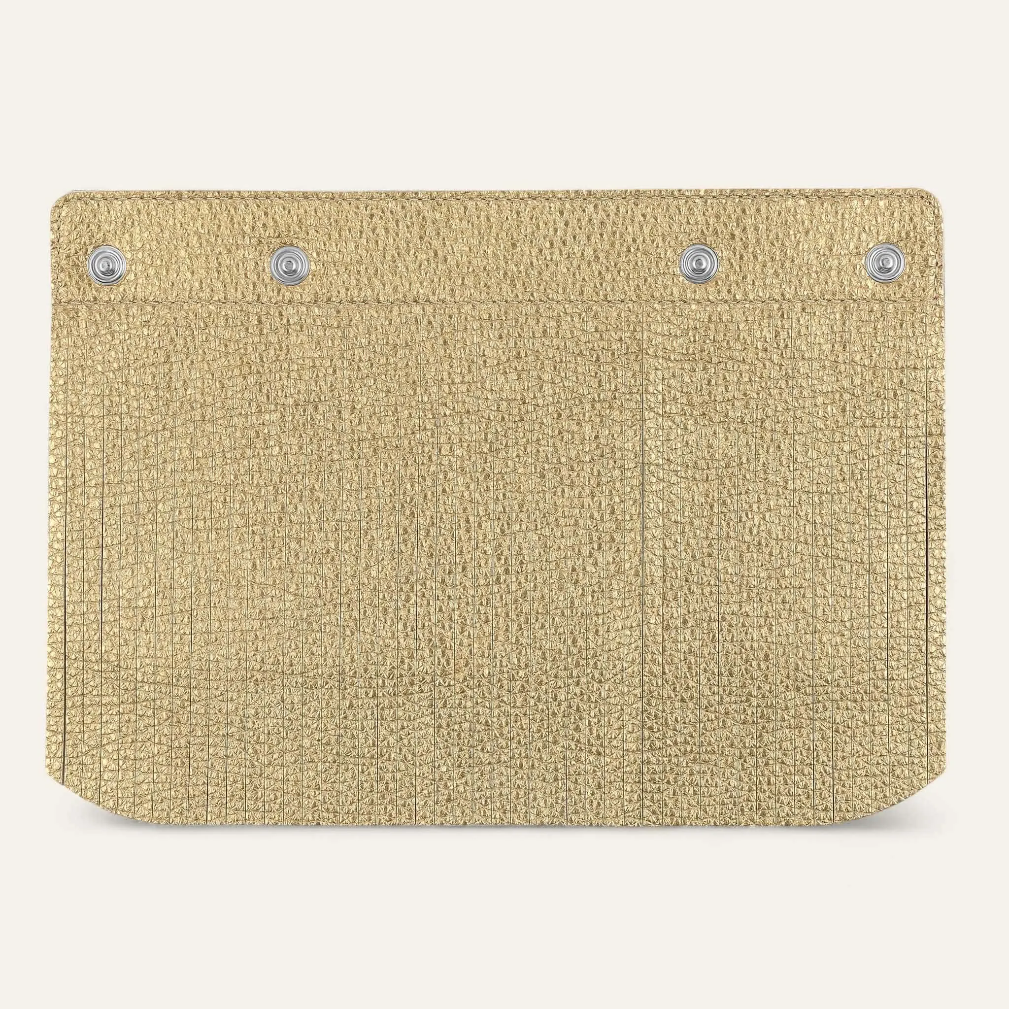 Deco Fringing | Confetti Shimmer Metallic Gold with Silver hardware
