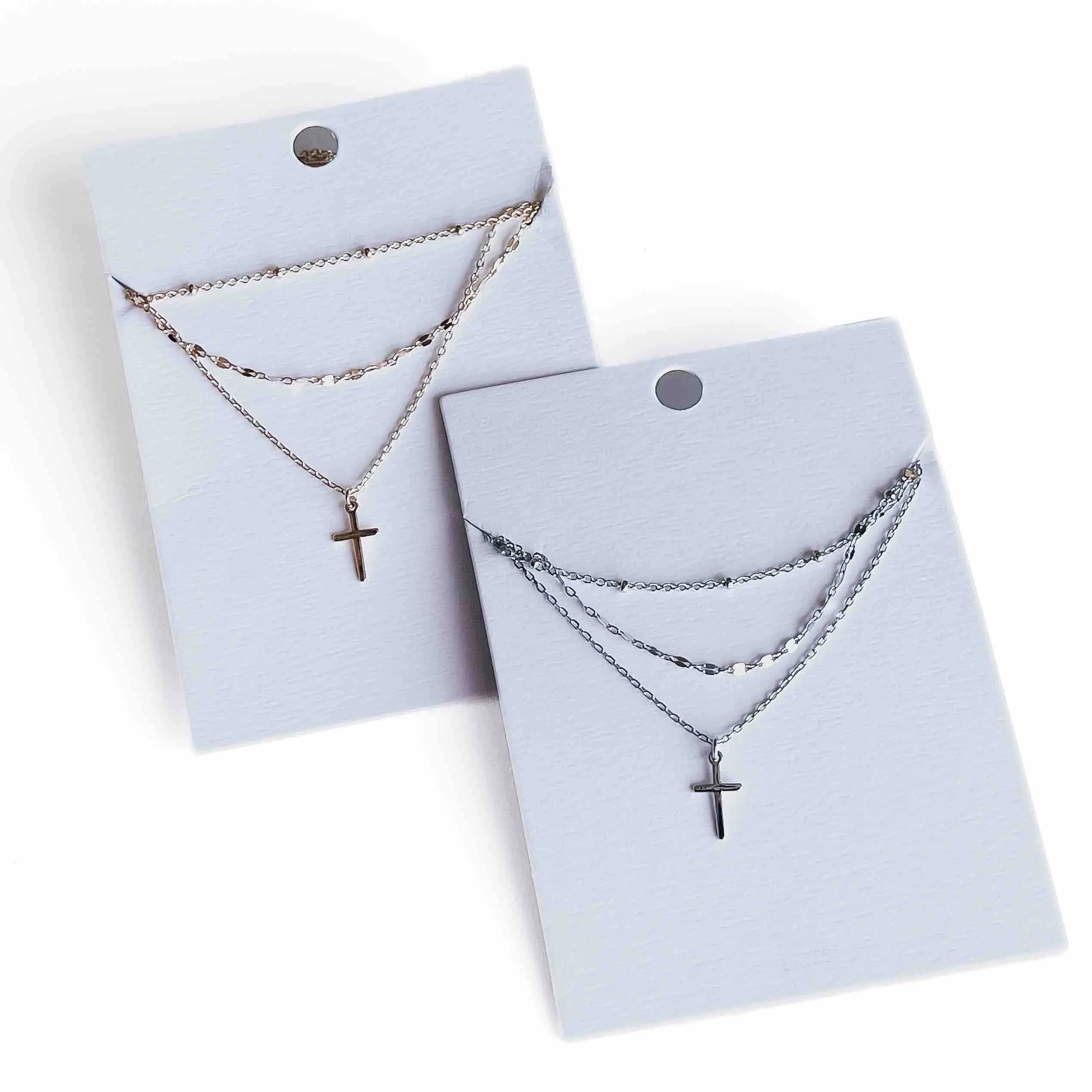 Devoted Cross Layered Necklace