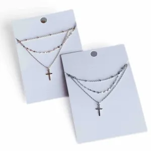 Devoted Cross Layered Necklace