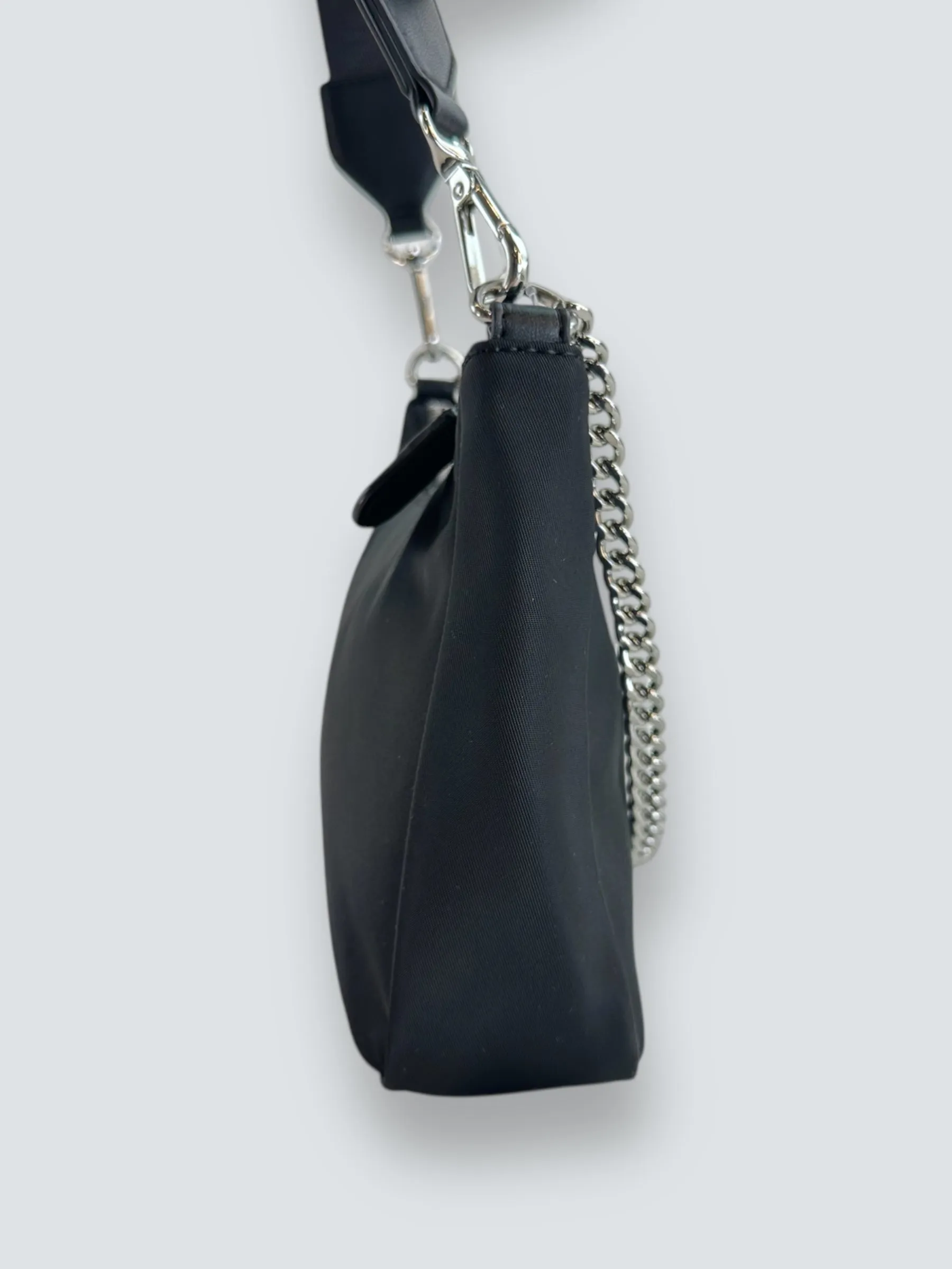 DKNY Black Nylon Crossbody