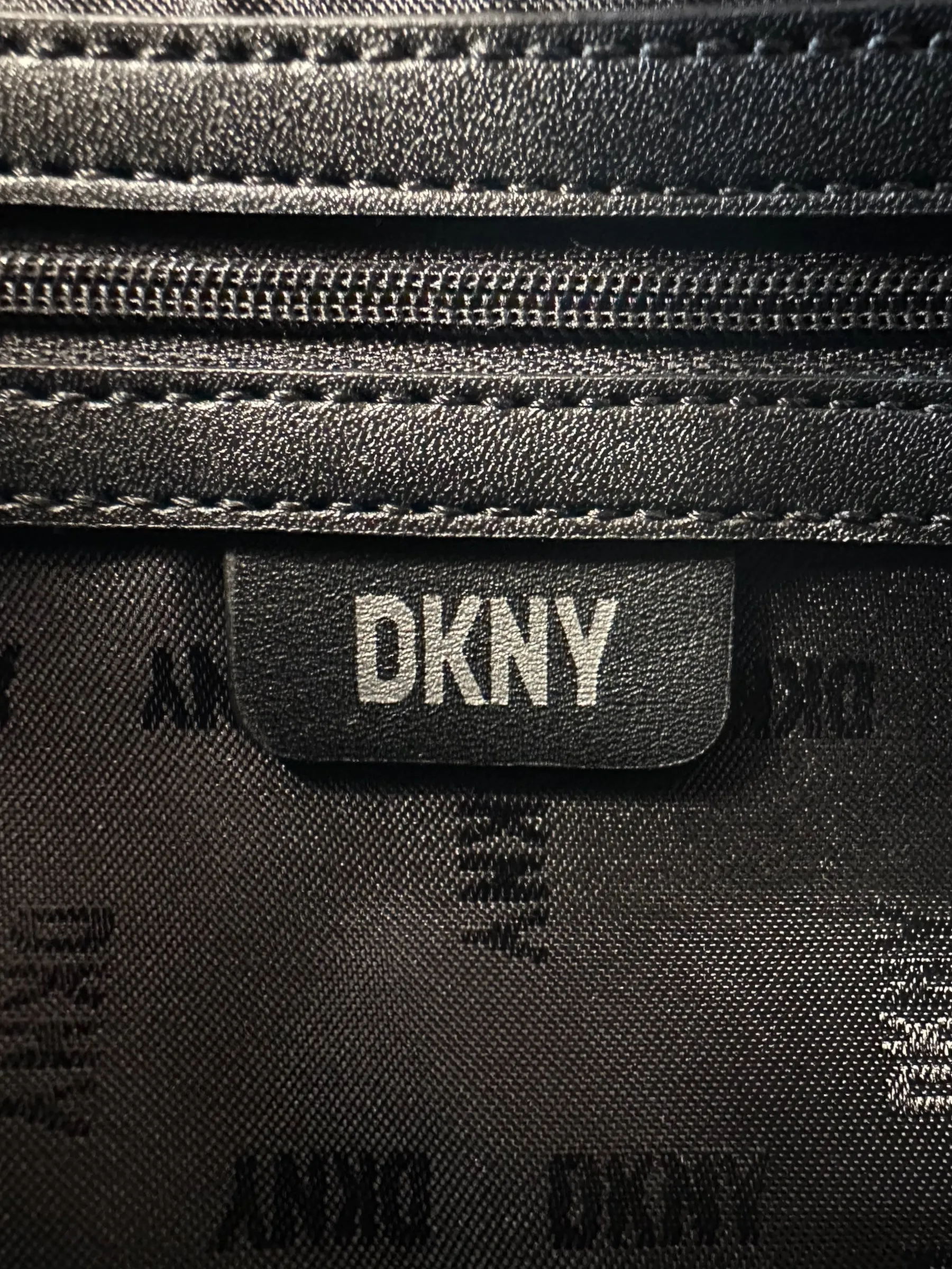 DKNY Black Nylon Crossbody