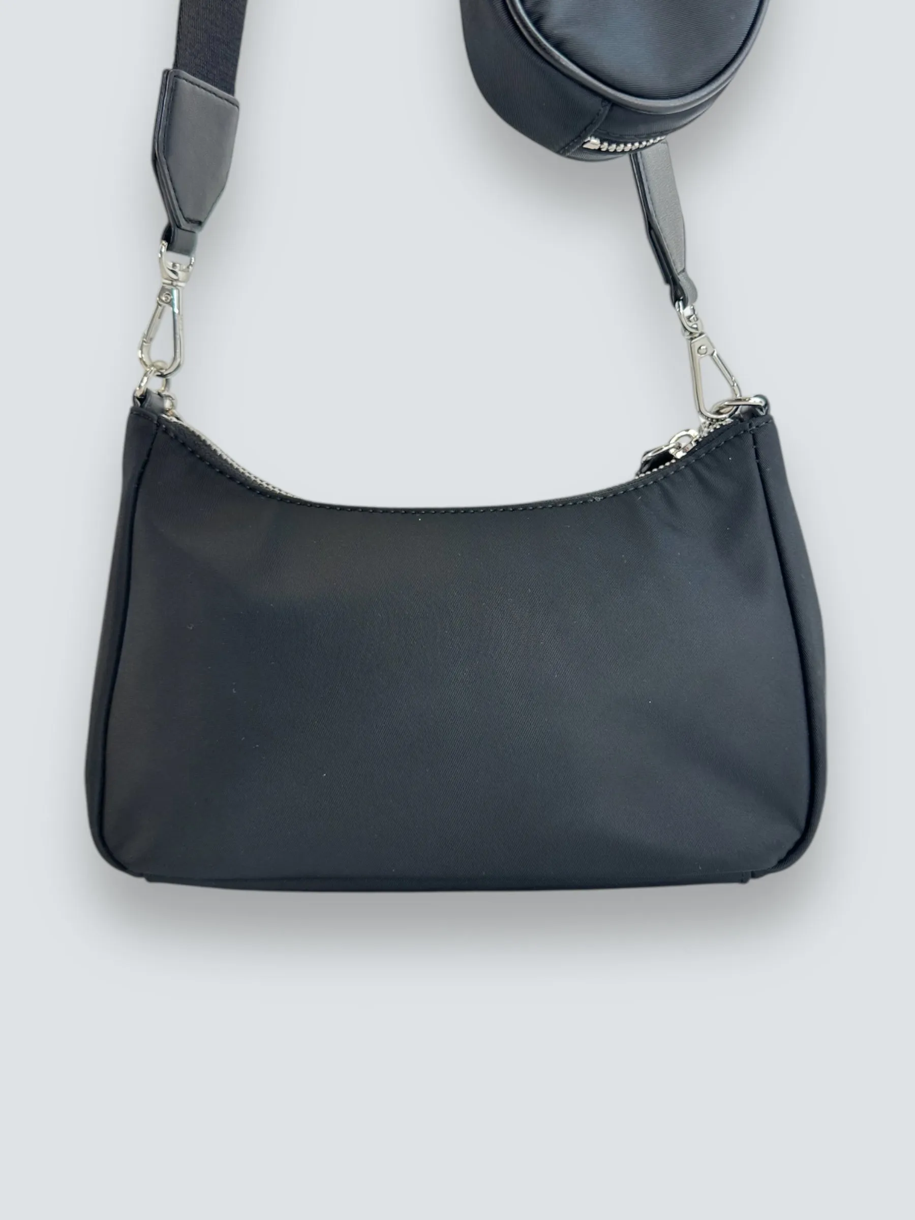 DKNY Black Nylon Crossbody