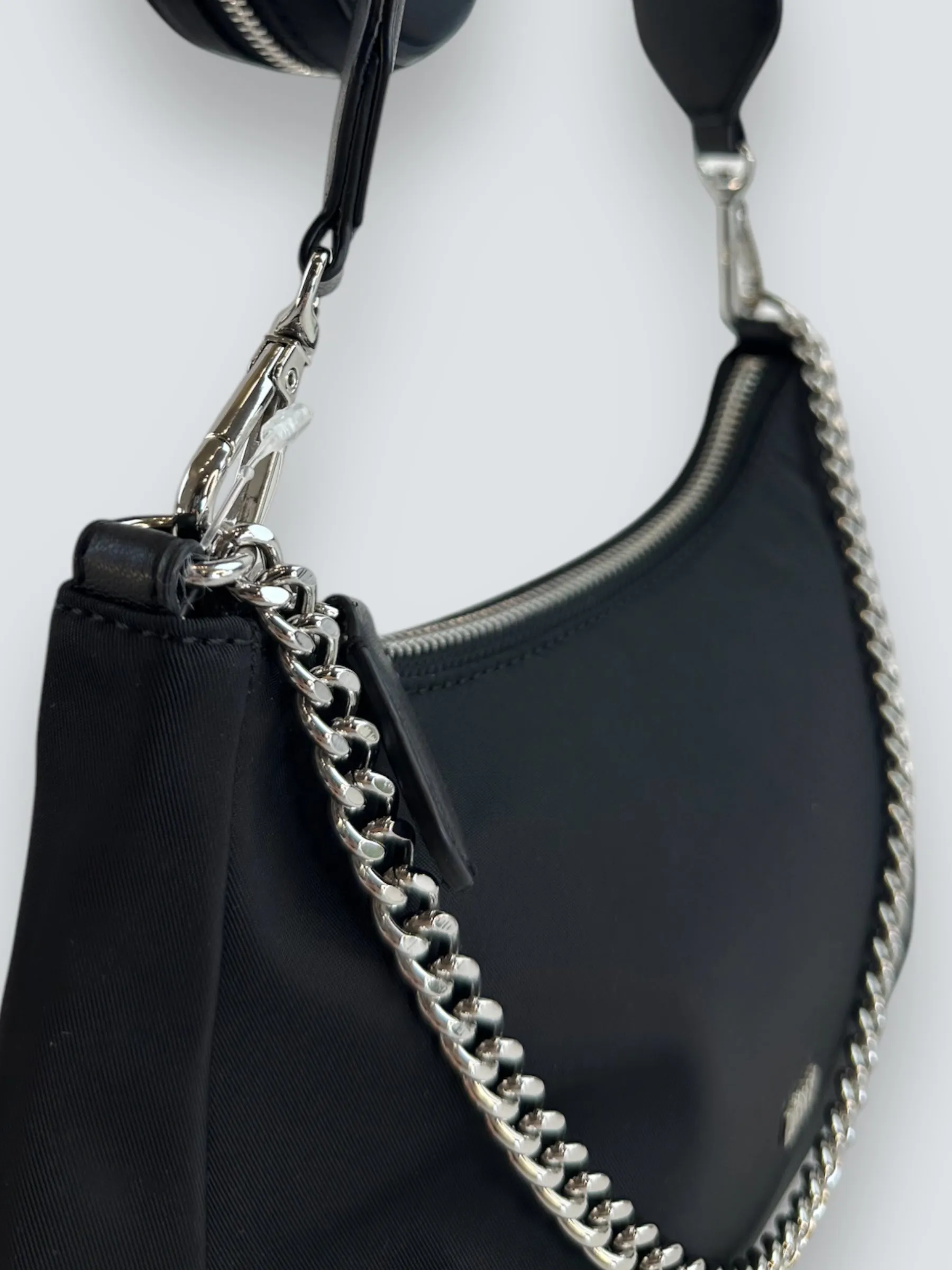 DKNY Black Nylon Crossbody