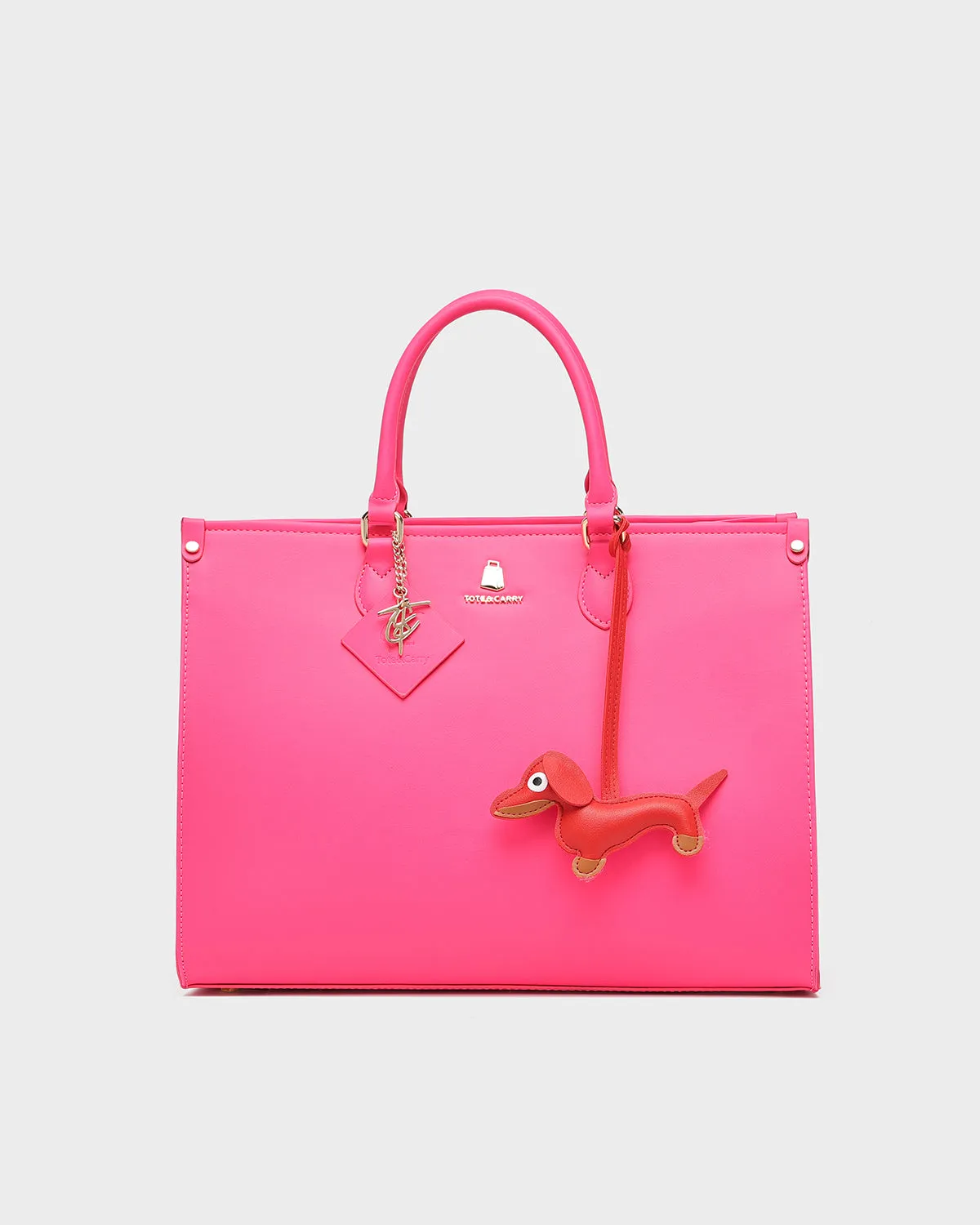 Dog Bag Charm in Red
