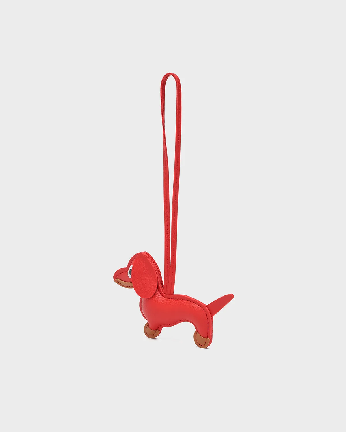 Dog Bag Charm in Red