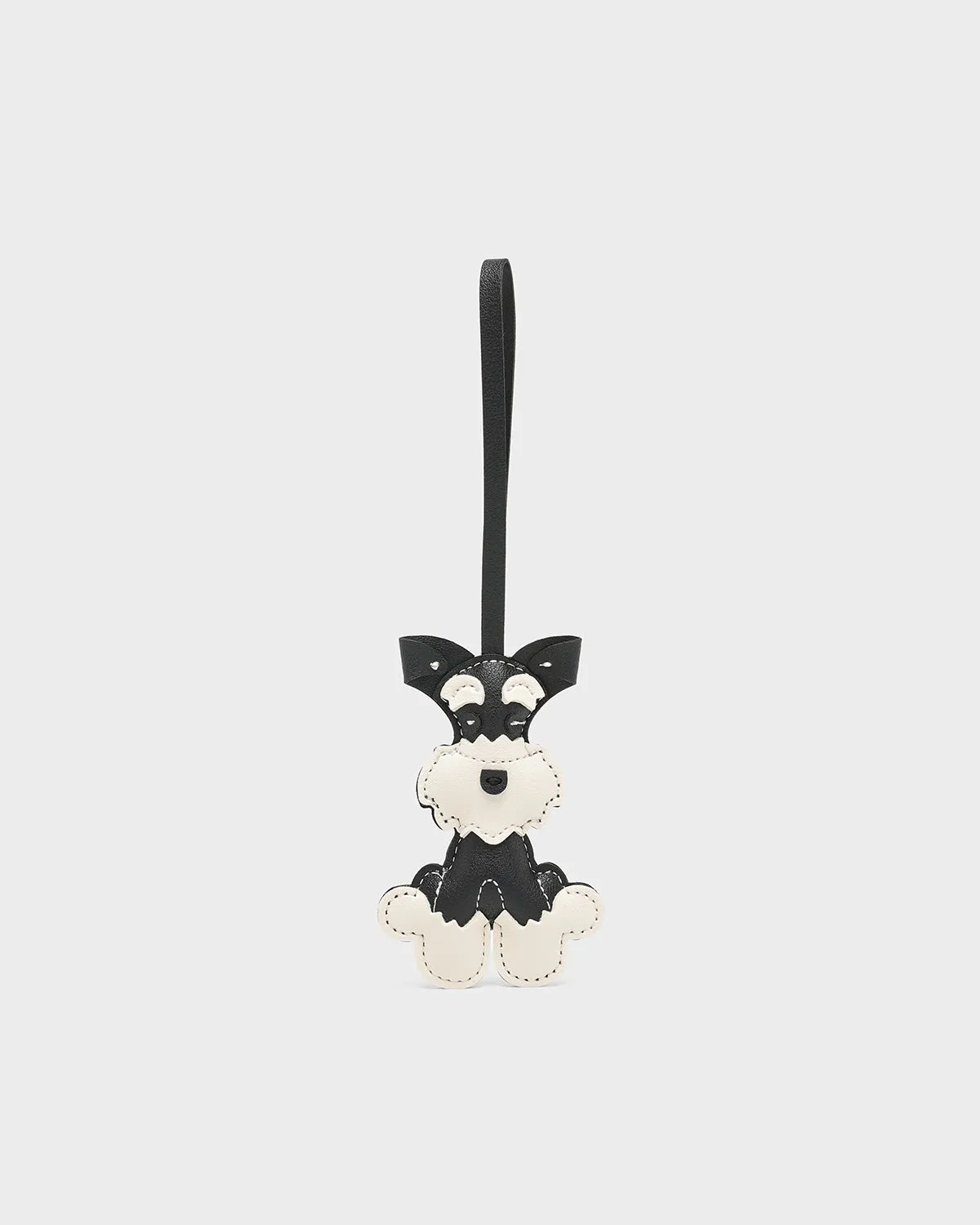 Doggy Dog Bag Charm in Black & White