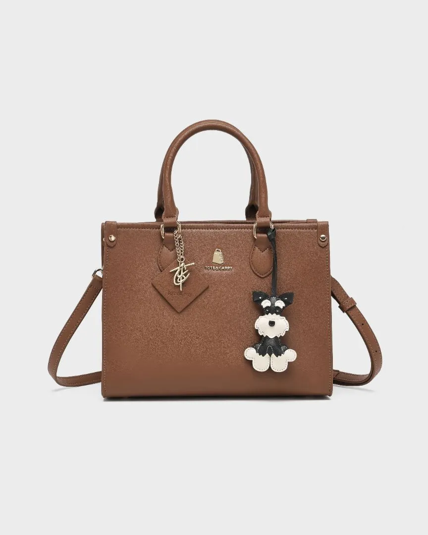Doggy Dog Bag Charm in Black & White