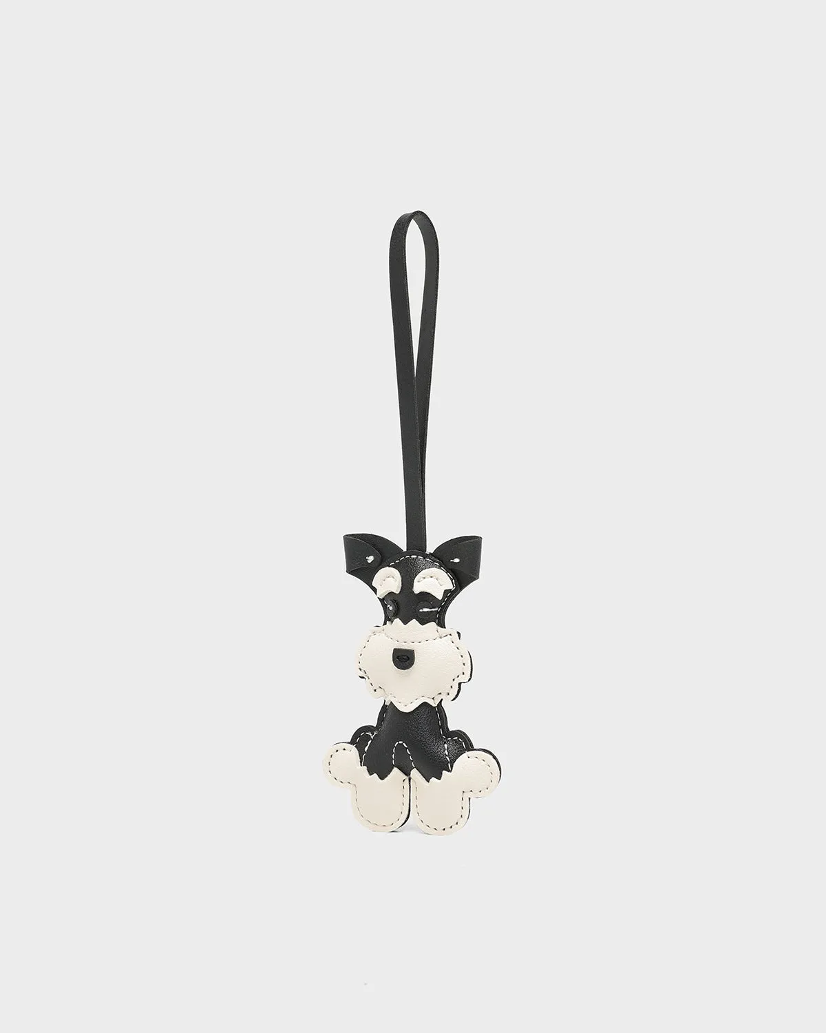 Doggy Dog Bag Charm in Black & White