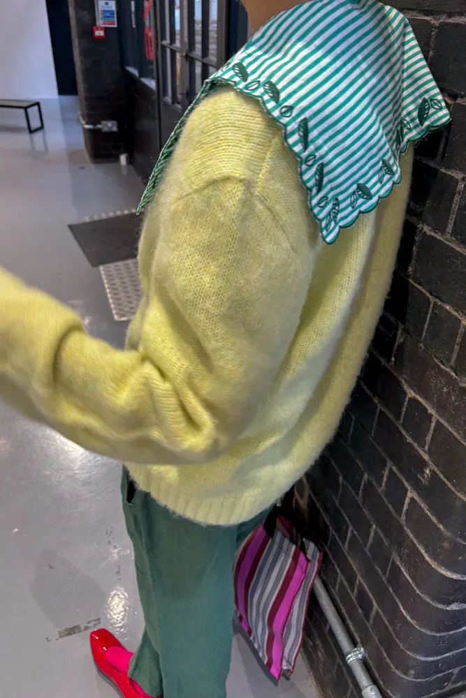 Dr Denim Tom Brushed Light Yellow Cardigan