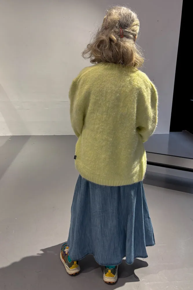 Dr Denim Tom Brushed Light Yellow Cardigan