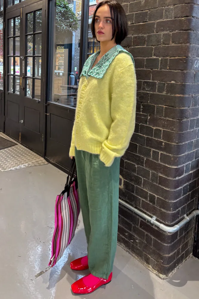 Dr Denim Tom Brushed Light Yellow Cardigan