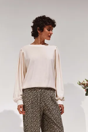 Emile et Ida Bijou Creme Sweatshirt