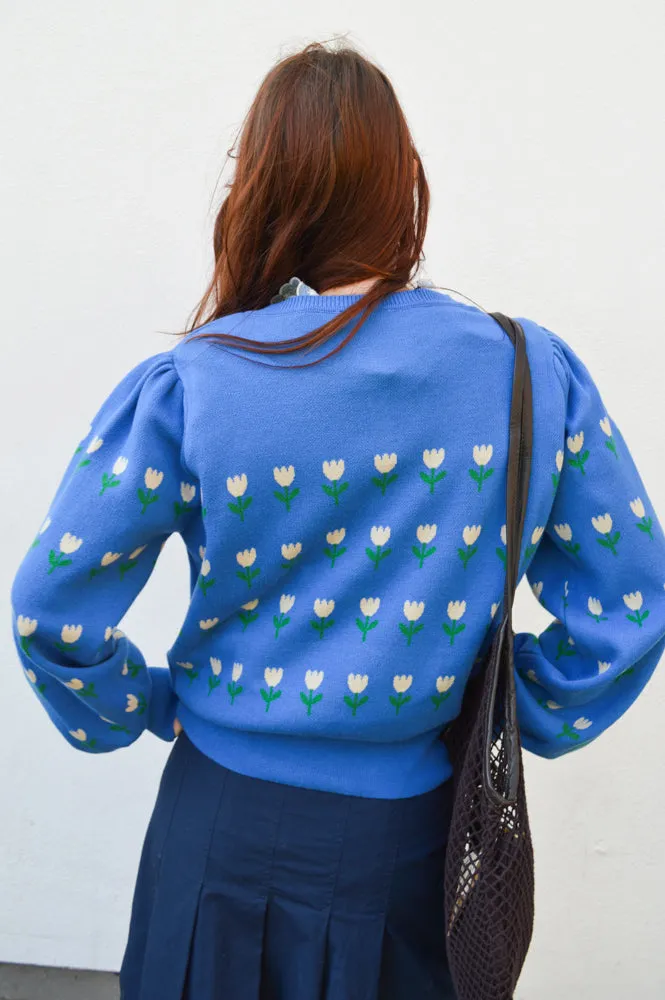 Emile et Ida Blair Lagoon Cardigan