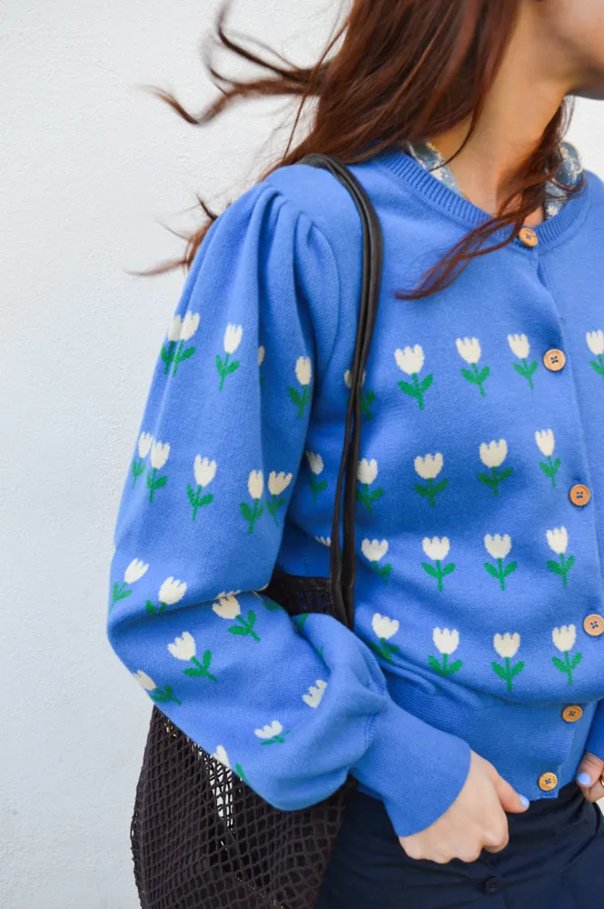 Emile et Ida Blair Lagoon Cardigan