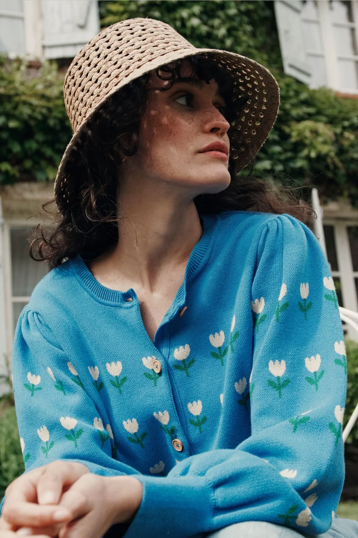 Emile et Ida Blair Lagoon Cardigan