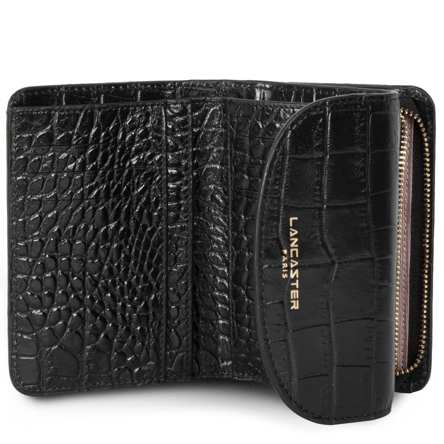 Exotic Croco CN Back to Back Wallet