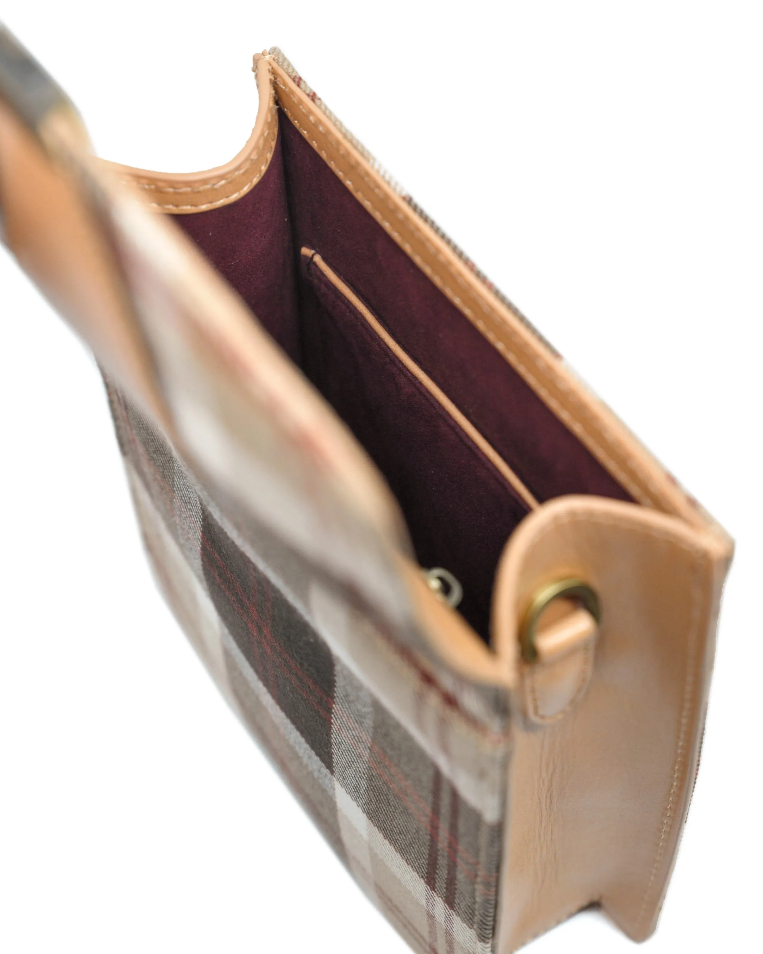 Explorer Tartan Crossbody (Bannockbane/ Natural)