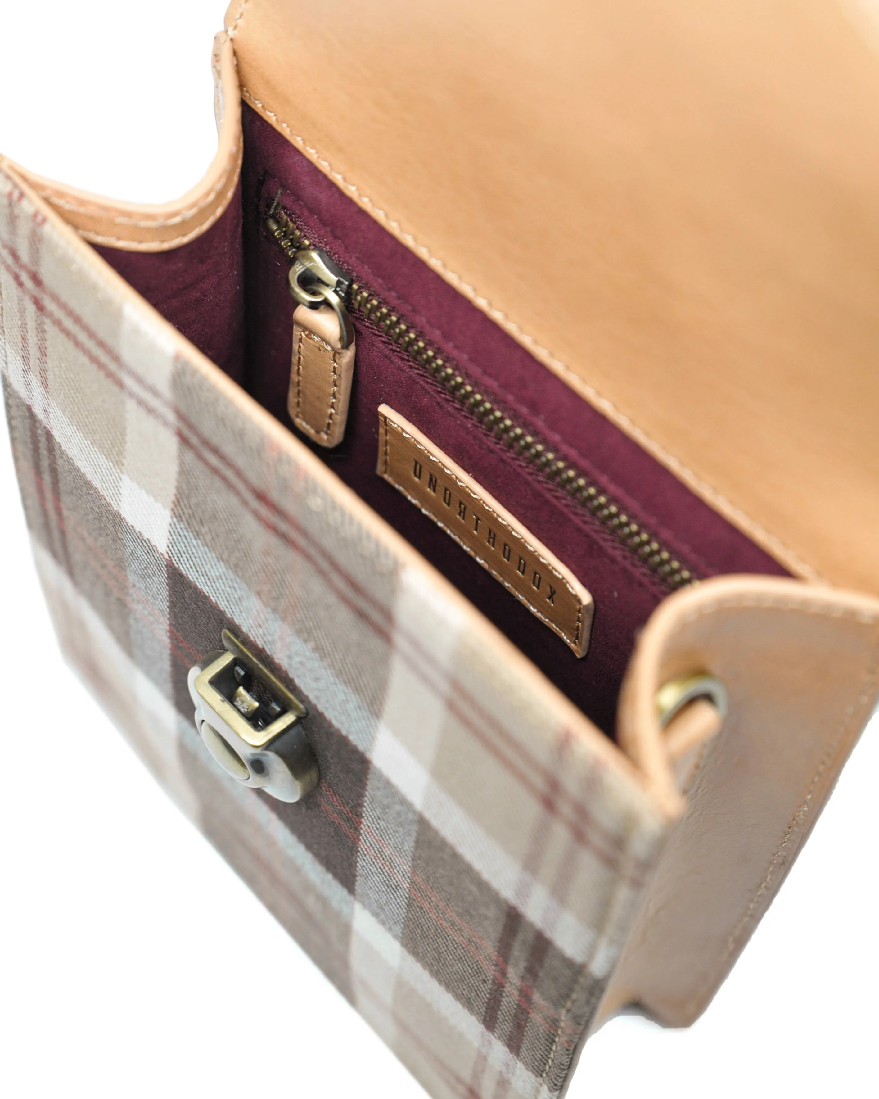 Explorer Tartan Crossbody (Bannockbane/ Natural)