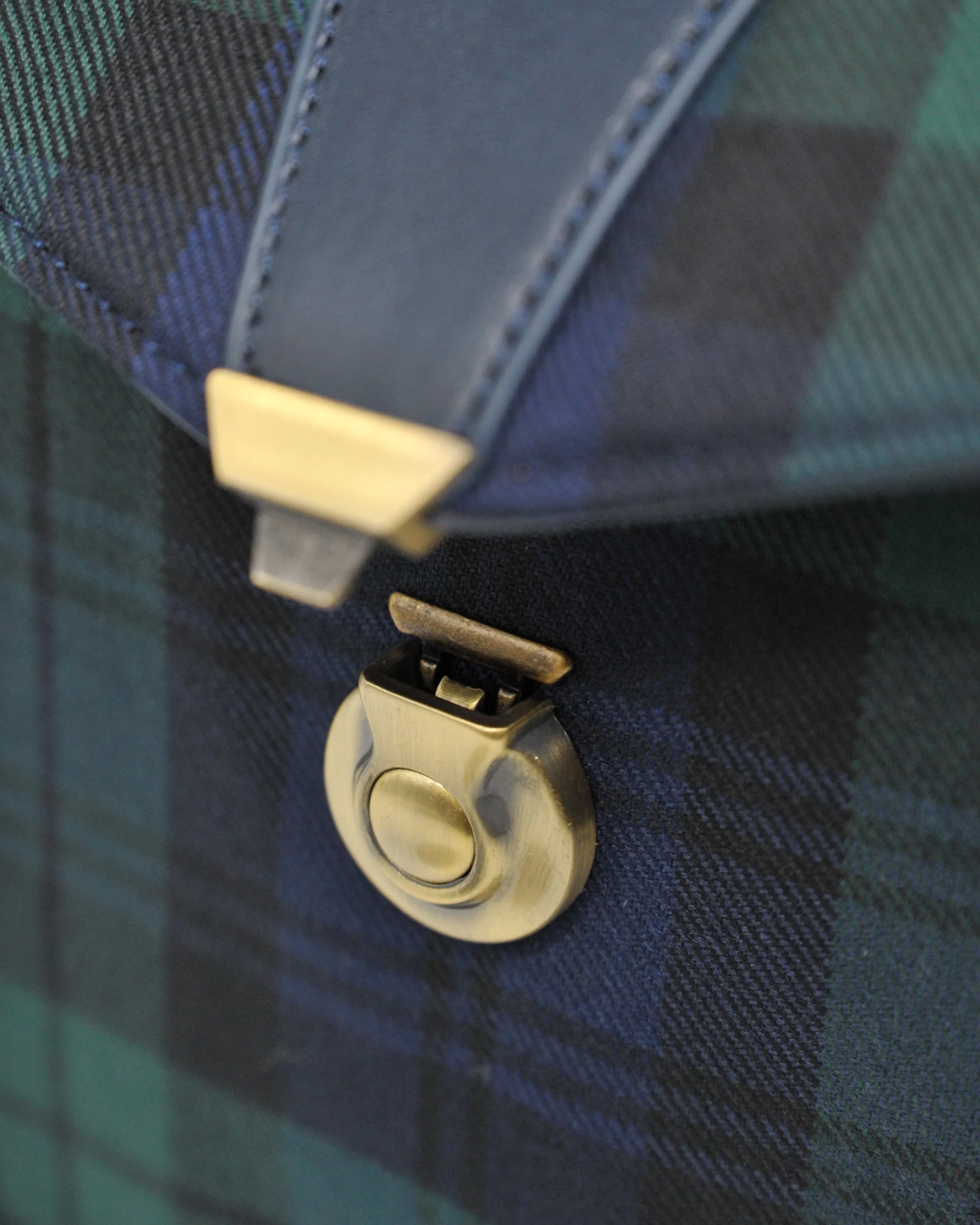 Explorer Tartan Crossbody (Black Watch/ Navy)