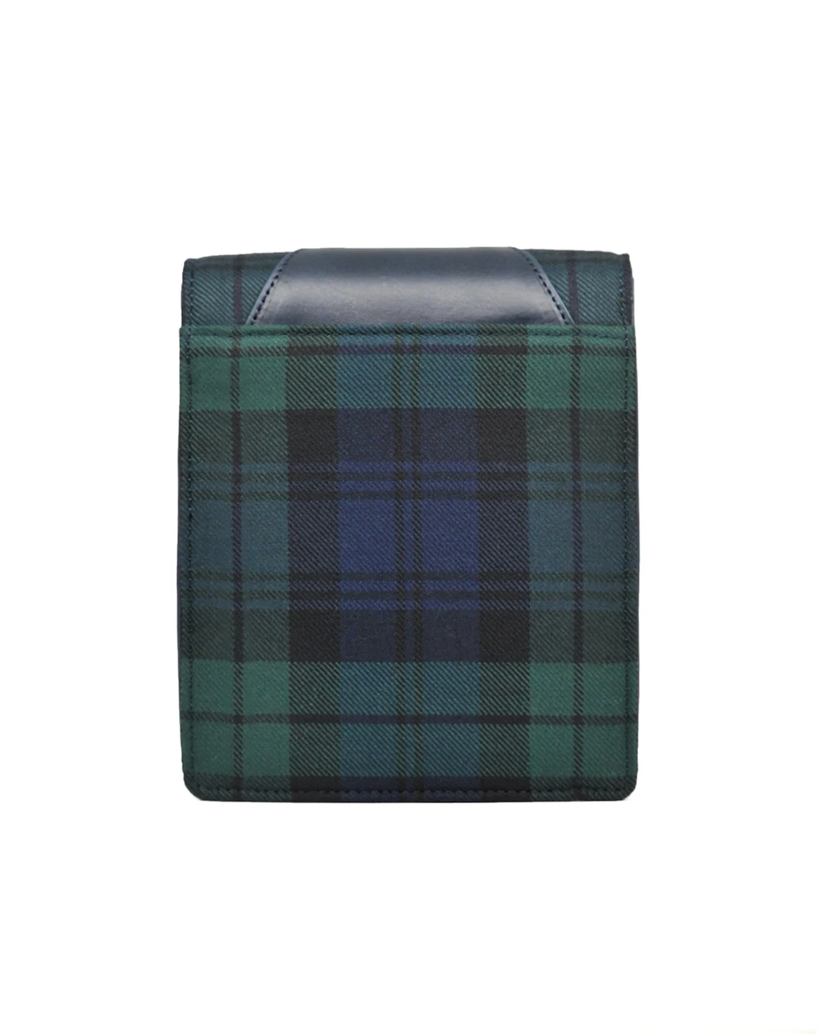 Explorer Tartan Crossbody (Black Watch/ Navy)