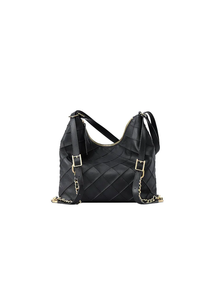 FION Quilting Leather Crossbody & Shoulder Bag