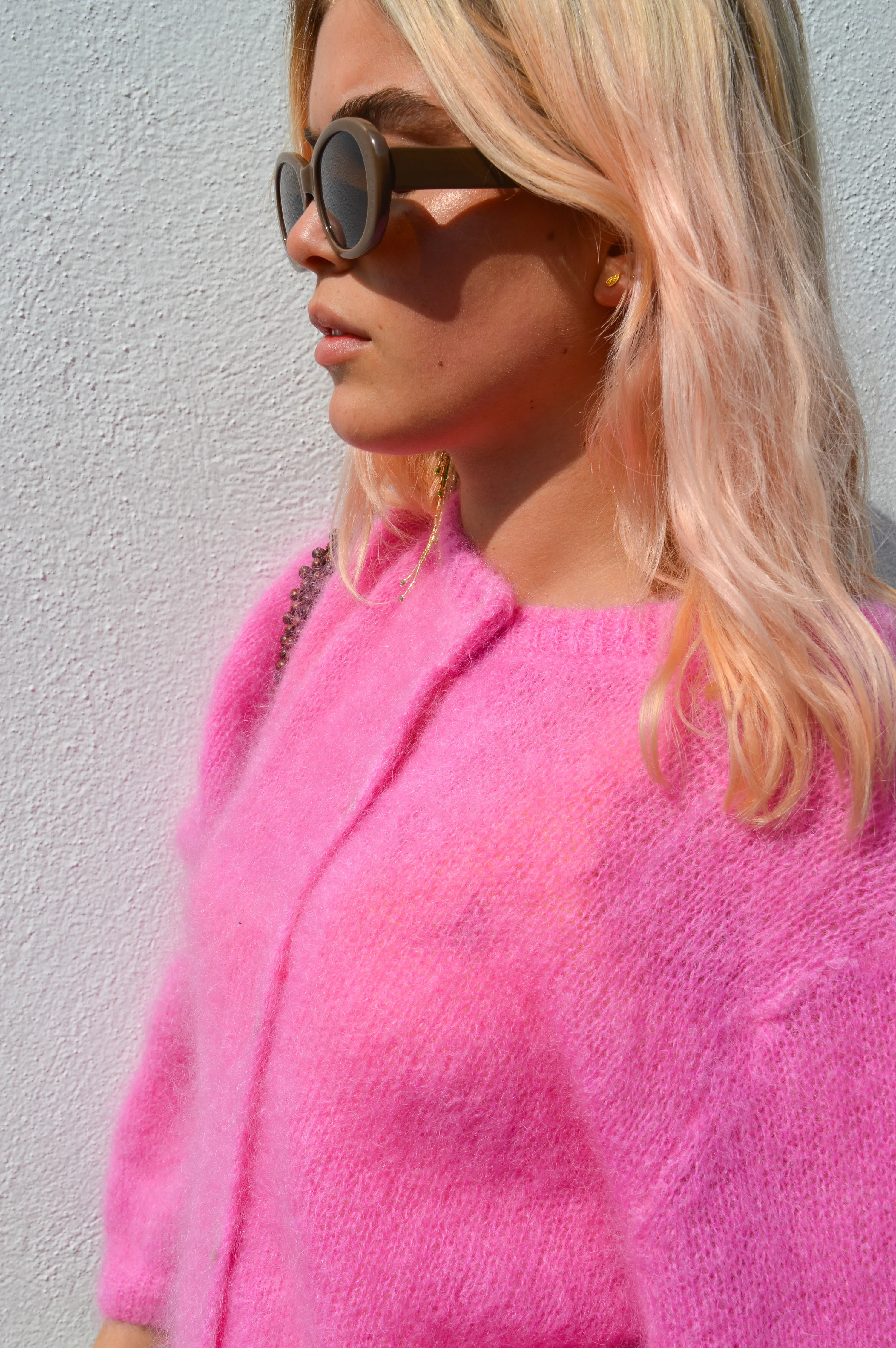 FRNCH Calixta Rose Cardigan