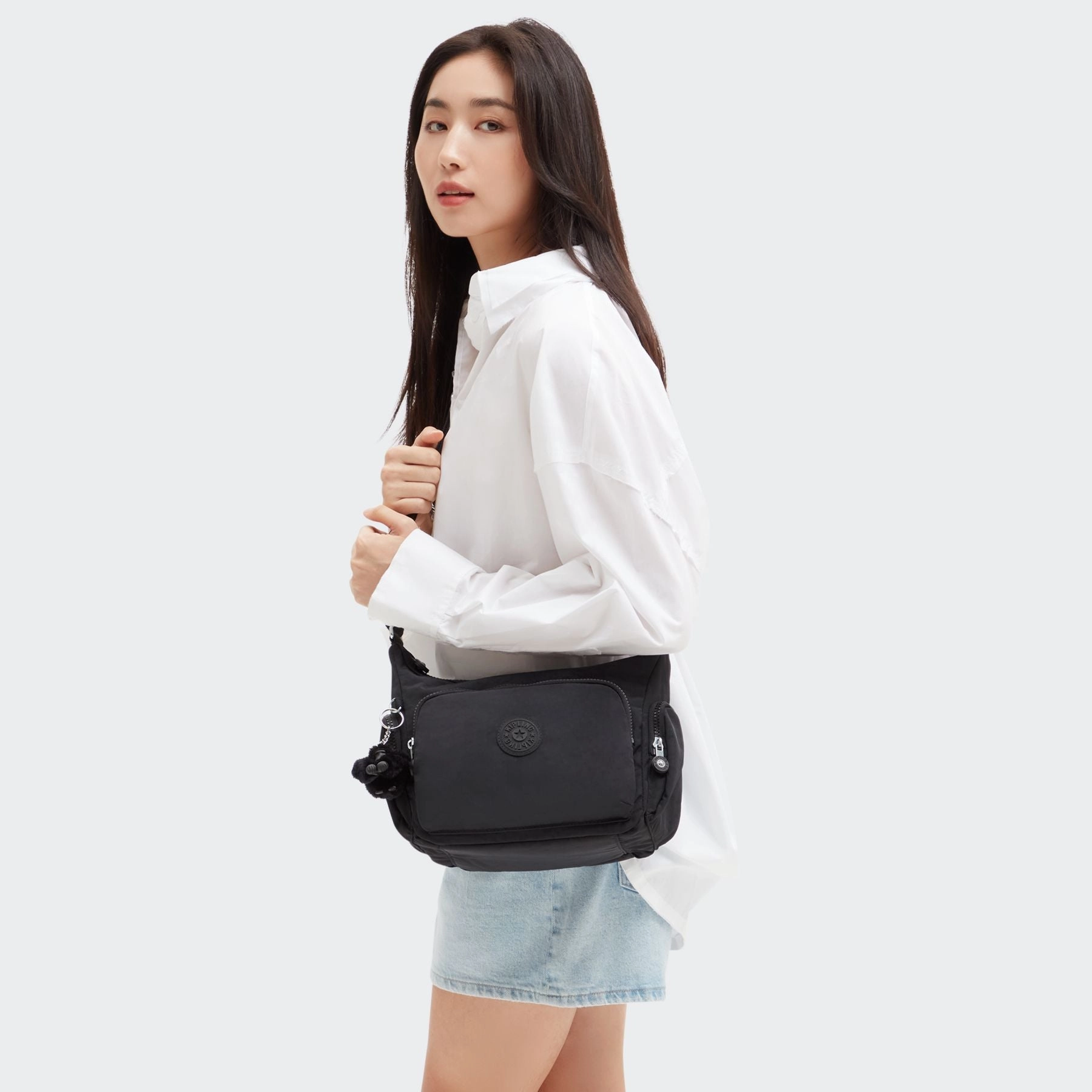 GABB S Medium Crossbody Bag with Adjustable Straps - Black Noir (black)
