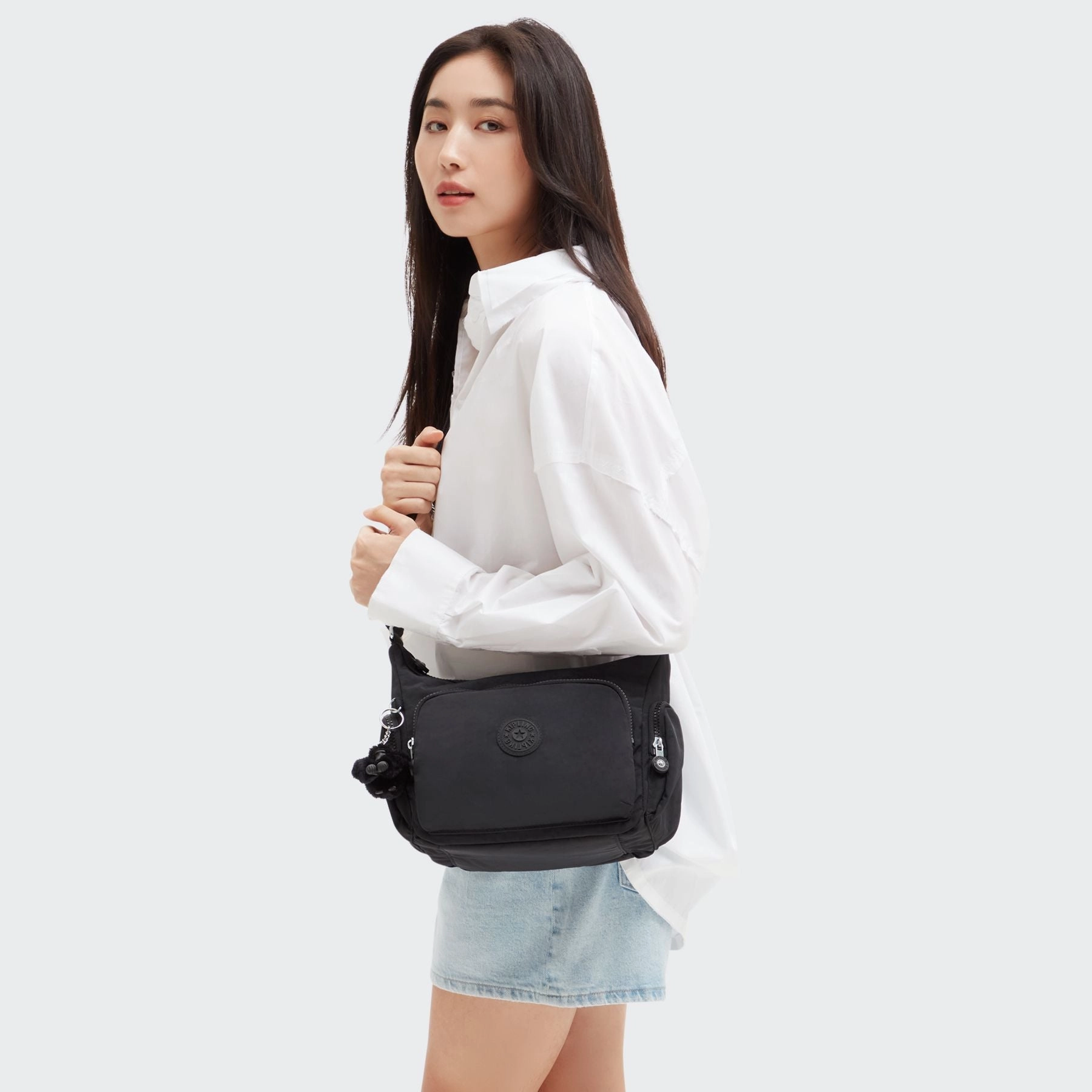 GABB S Medium Crossbody Bag with Adjustable Straps - Black Noir (black)