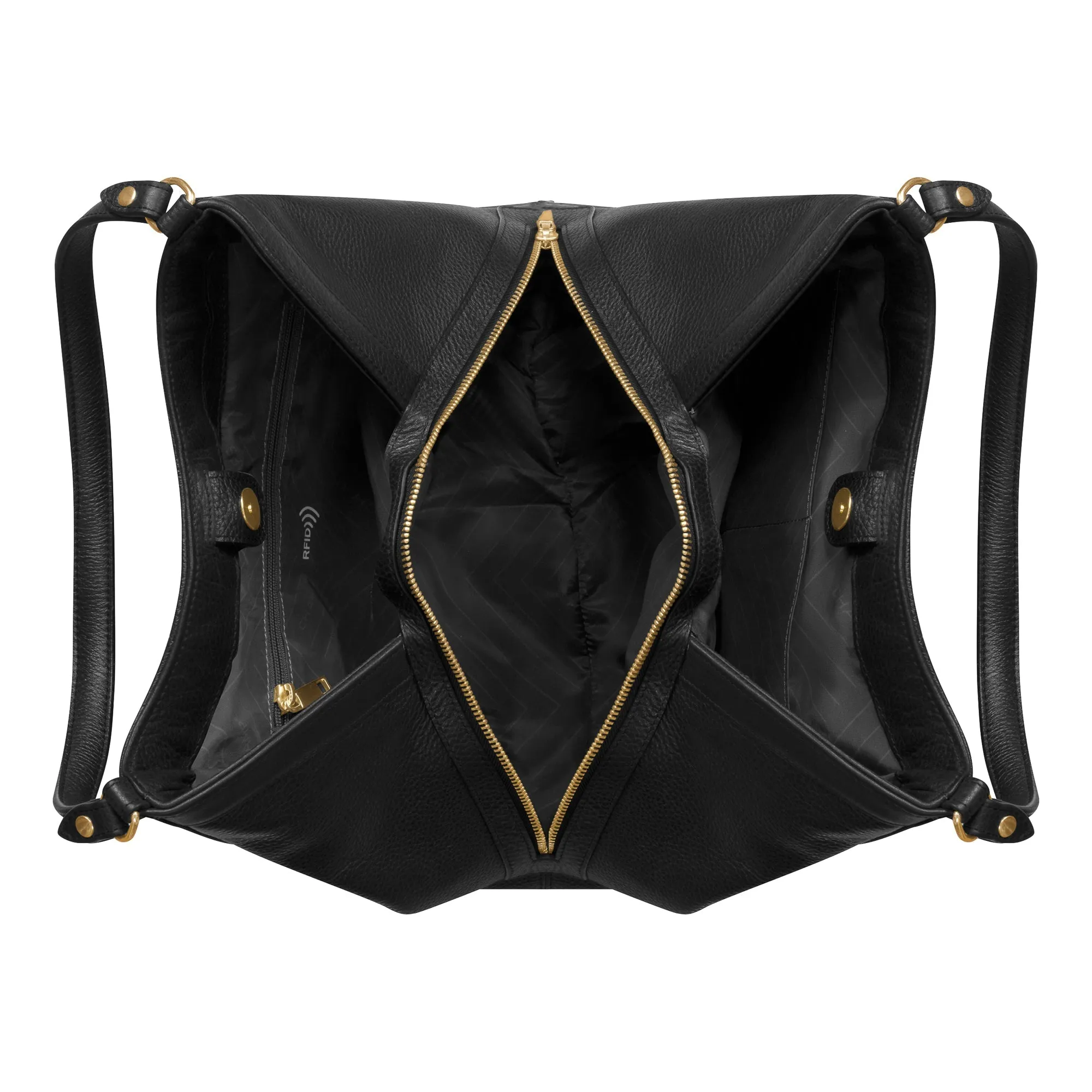 Gala / Leather Hobo Bag