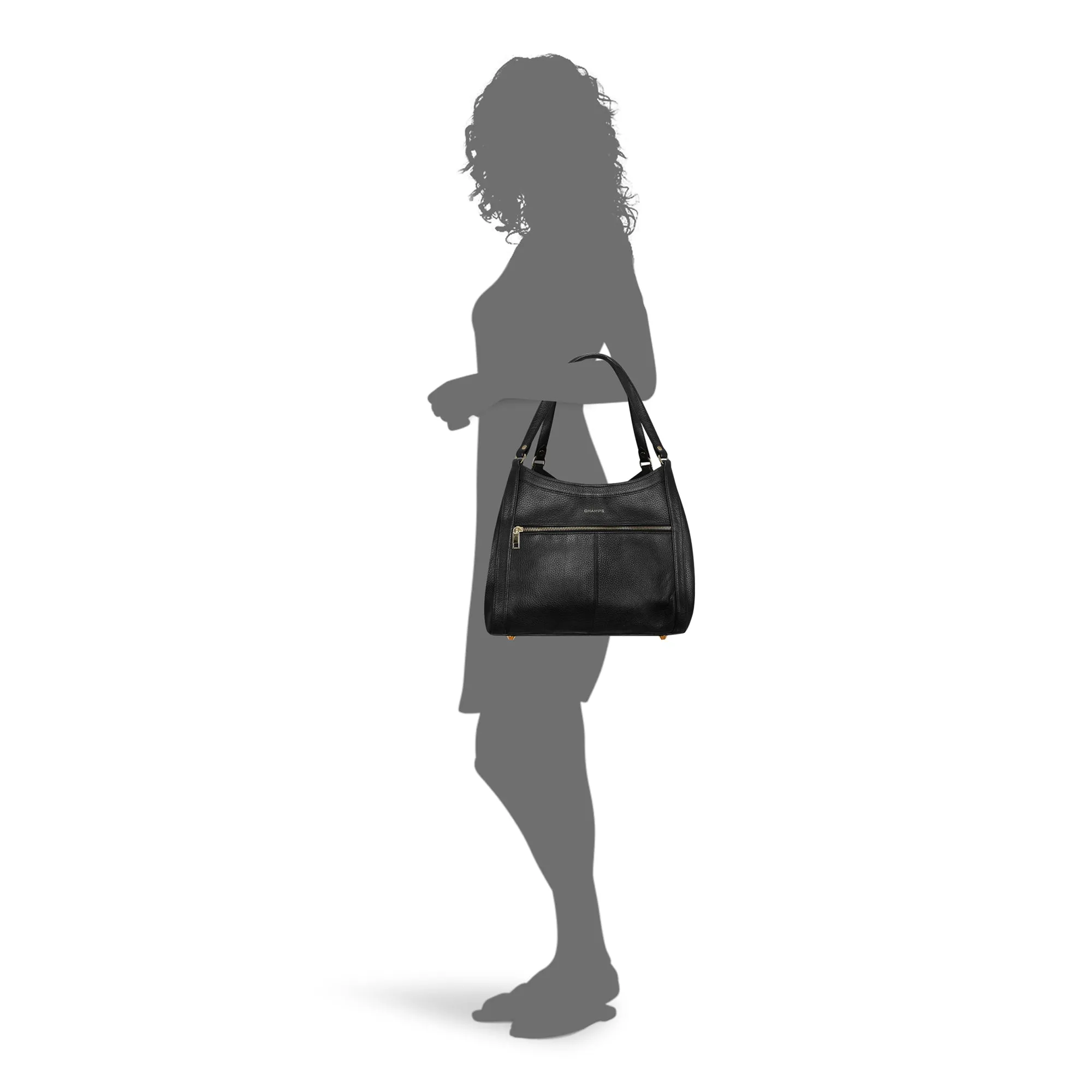 Gala / Leather Hobo Bag
