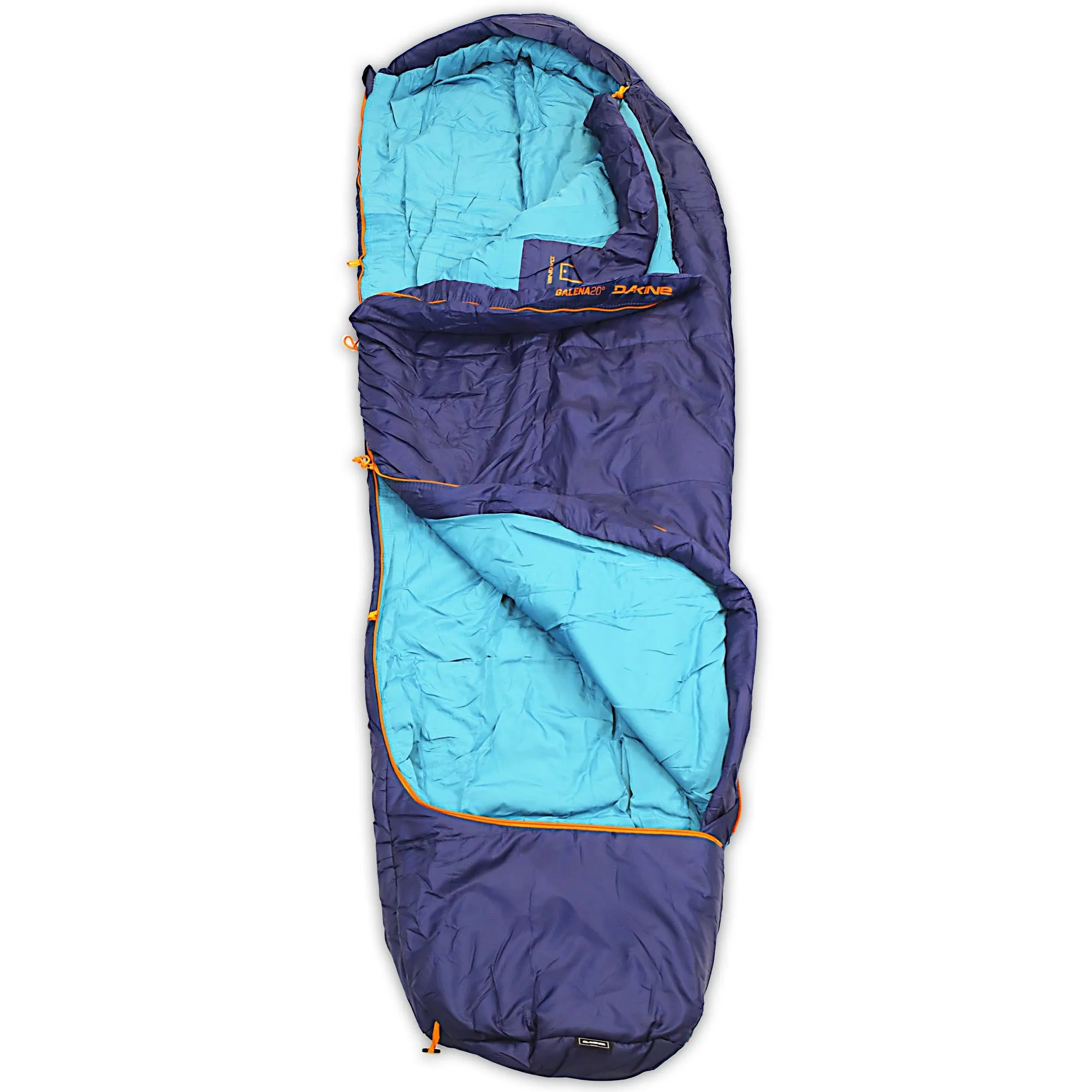 Galena 20 Series Sleeping Bag - Naval/Vibrant Orange