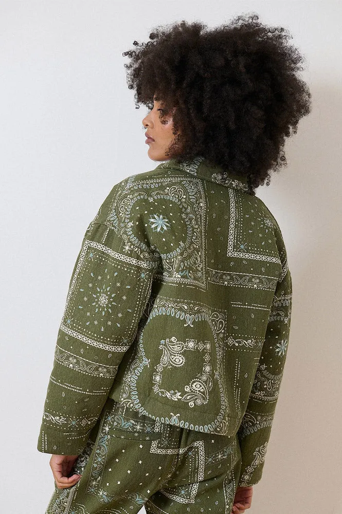 Garance Valence Kaki Jacket