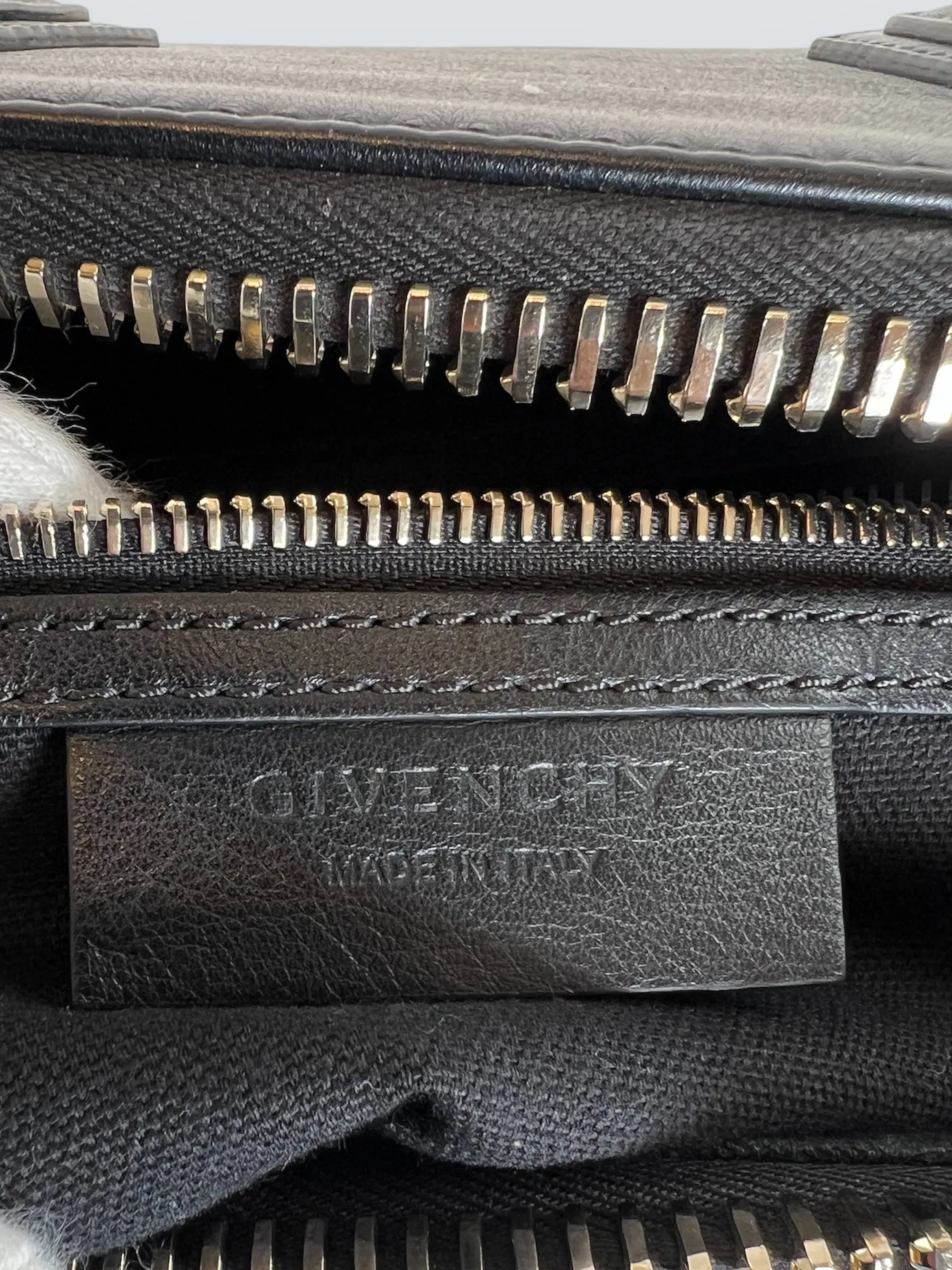Givenchy Black Studded Leather Antigona Tote