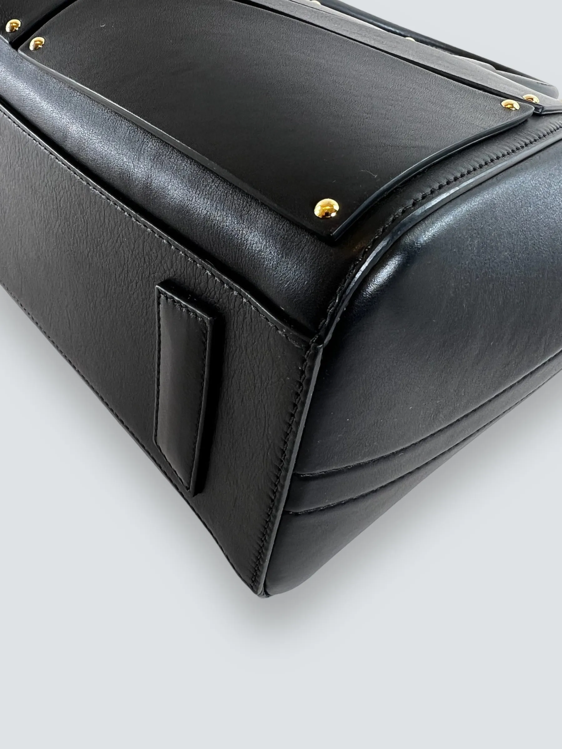 Givenchy Black Studded Leather Antigona Tote