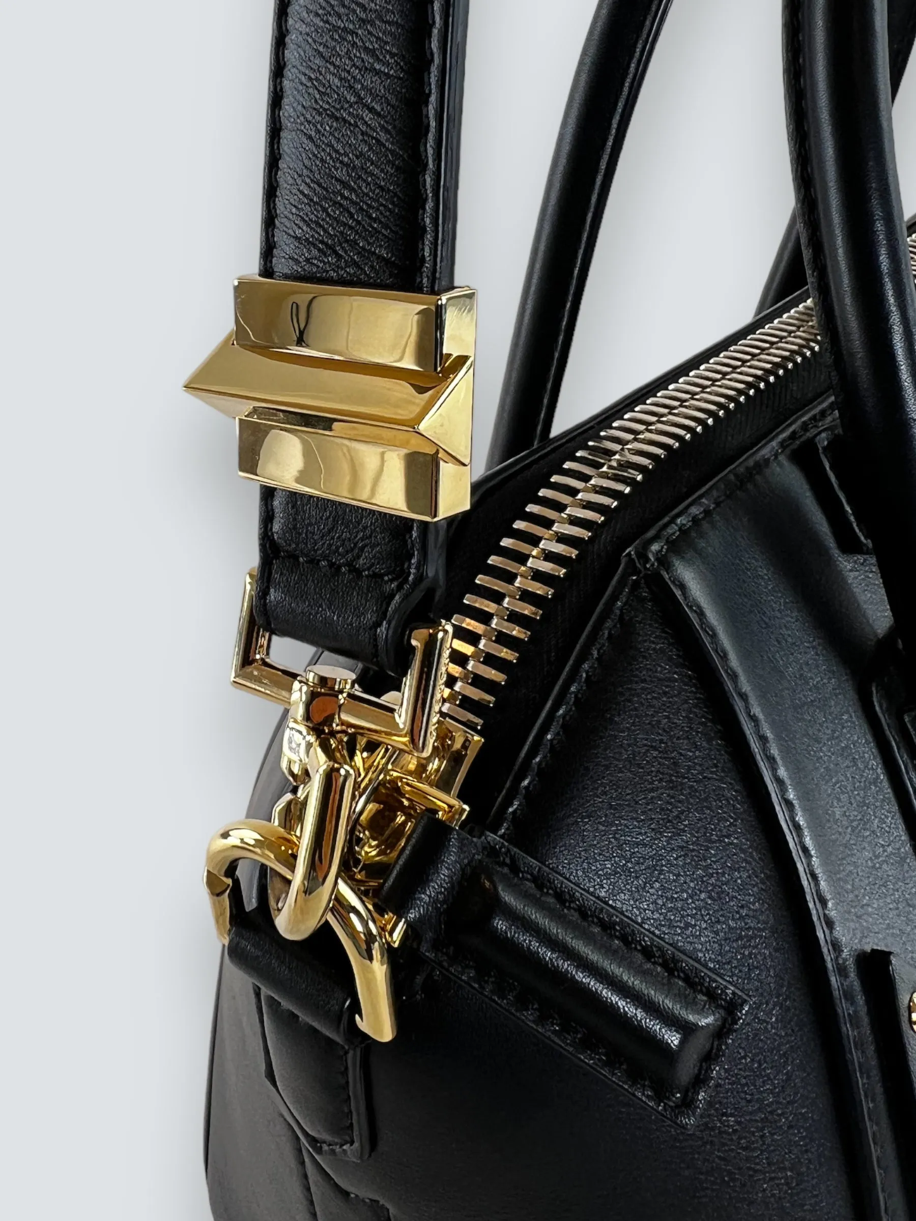 Givenchy Black Studded Leather Antigona Tote