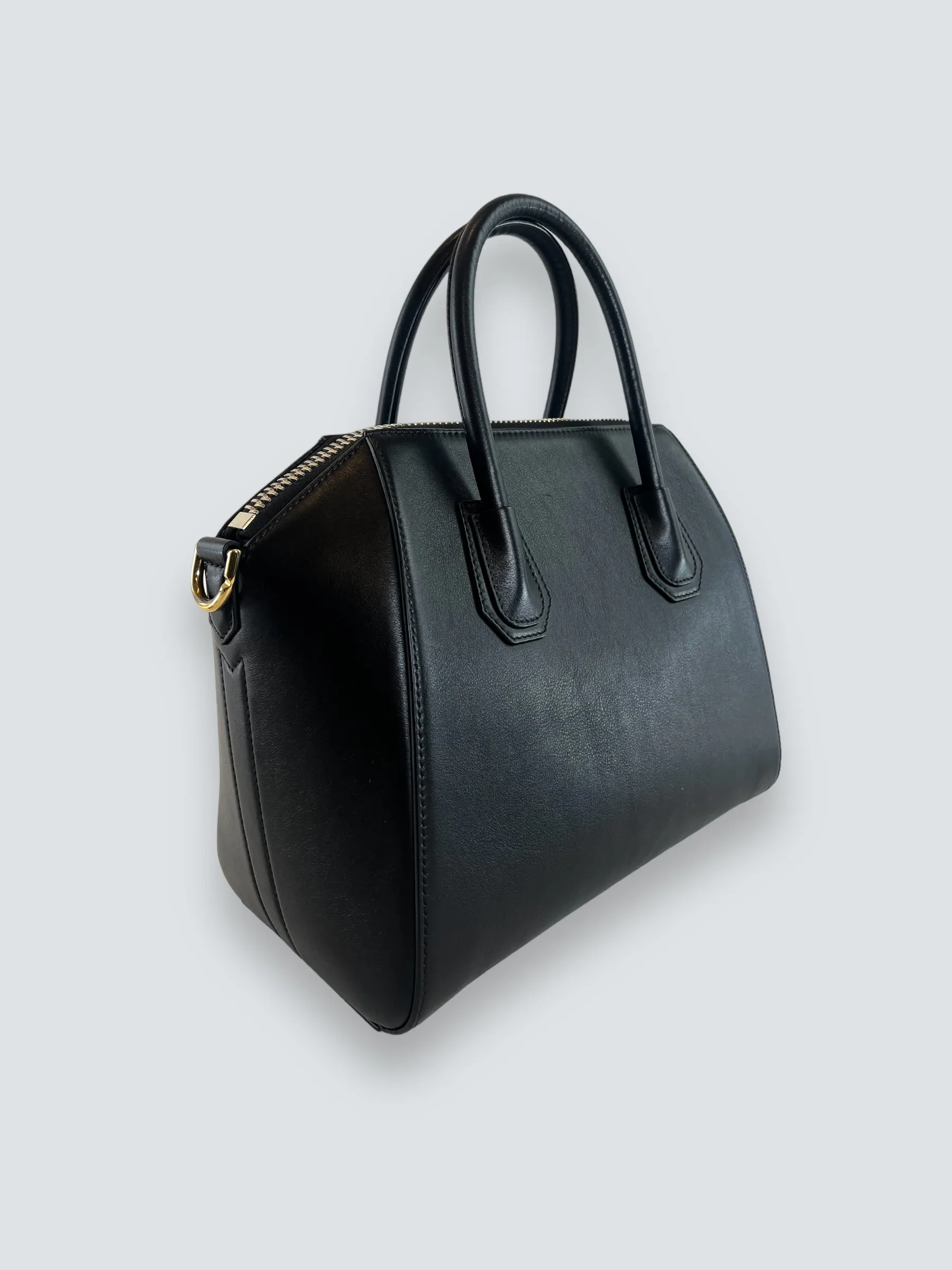 Givenchy Black Studded Leather Antigona Tote