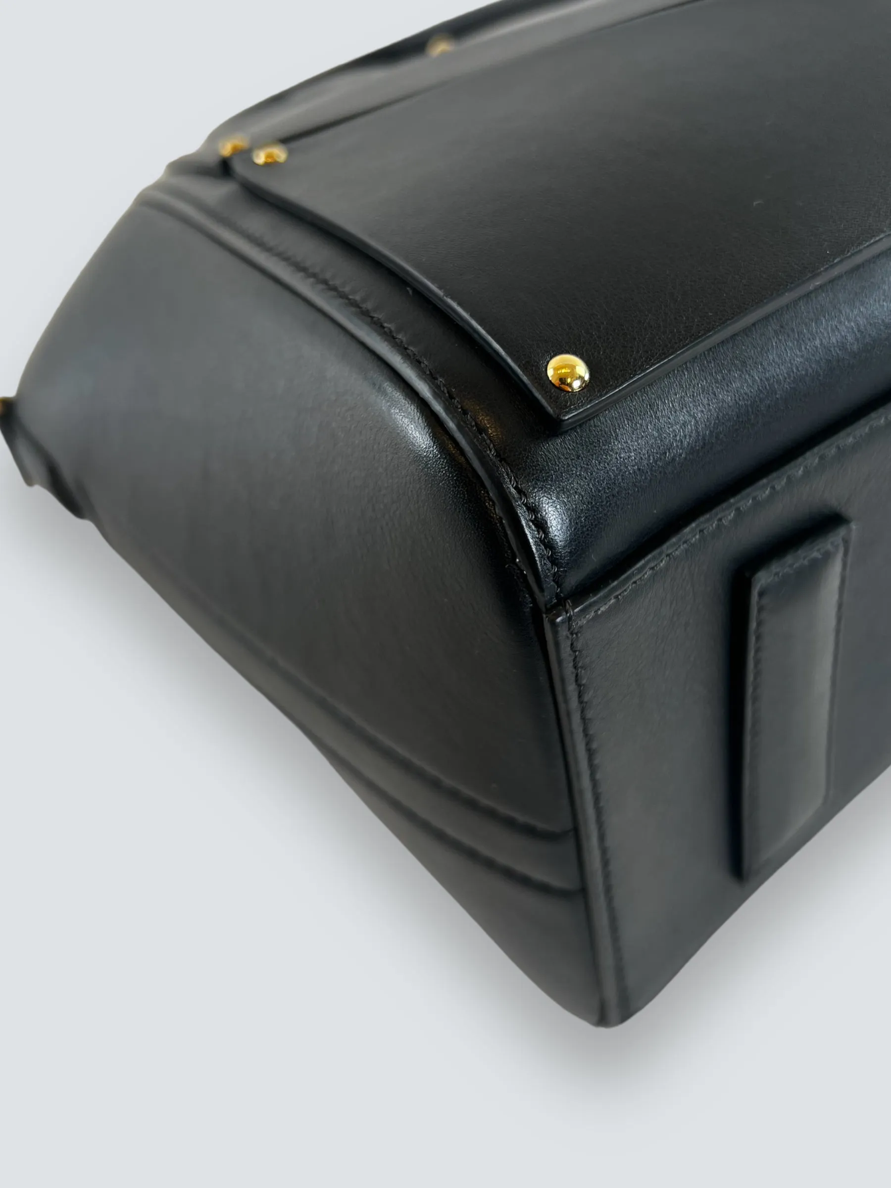 Givenchy Black Studded Leather Antigona Tote