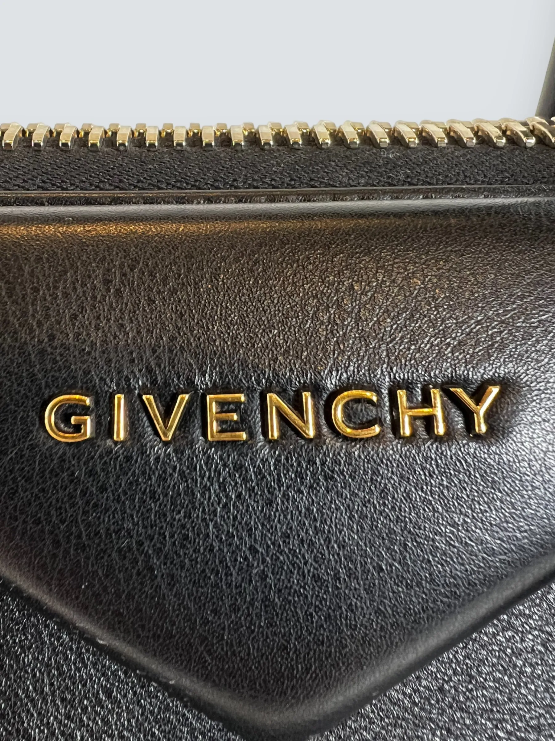 Givenchy Black Studded Leather Antigona Tote