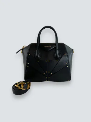 Givenchy Black Studded Leather Antigona Tote