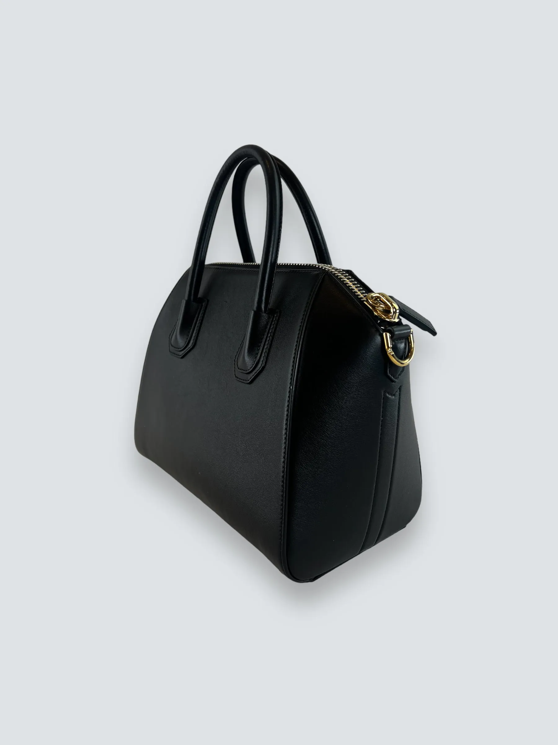 Givenchy Black Studded Leather Antigona Tote