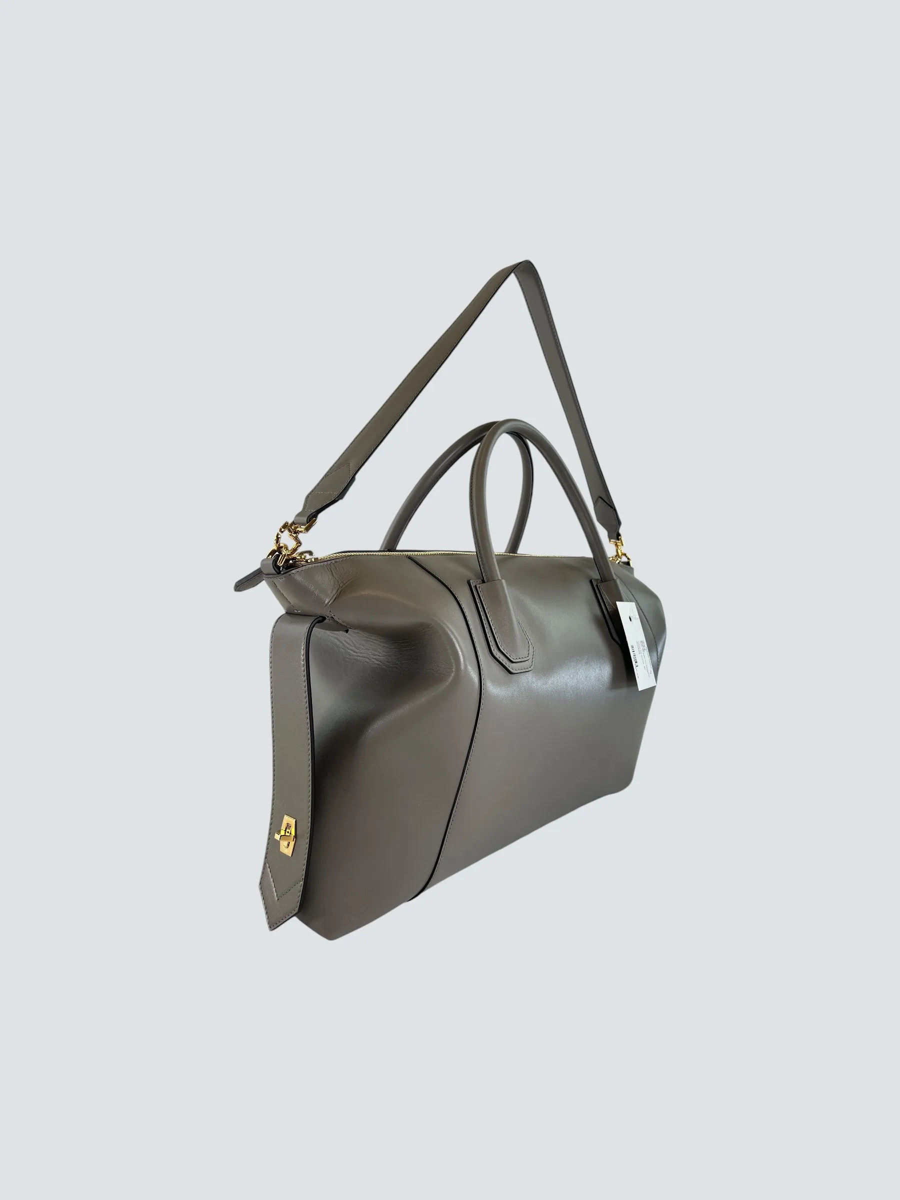 Givenchy Grey Soft Leather Antigona Large Tote
