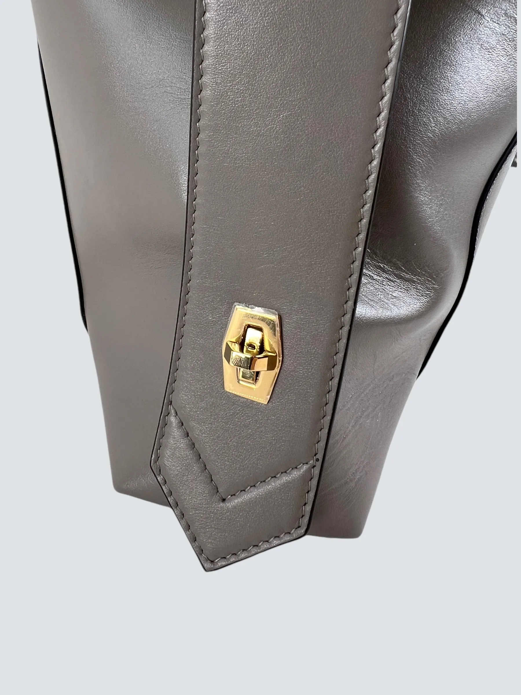 Givenchy Grey Soft Leather Antigona Large Tote