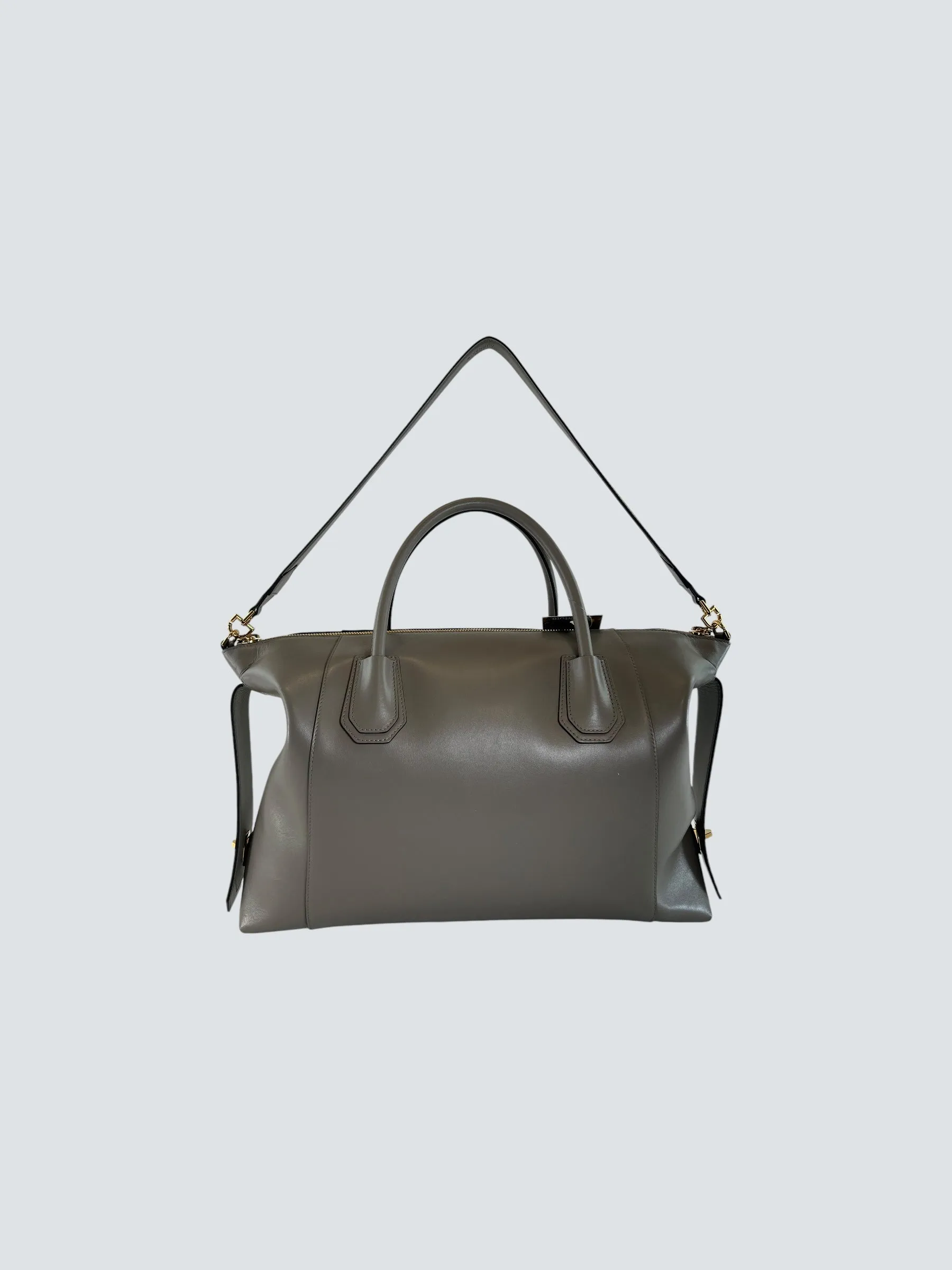 Givenchy Grey Soft Leather Antigona Large Tote