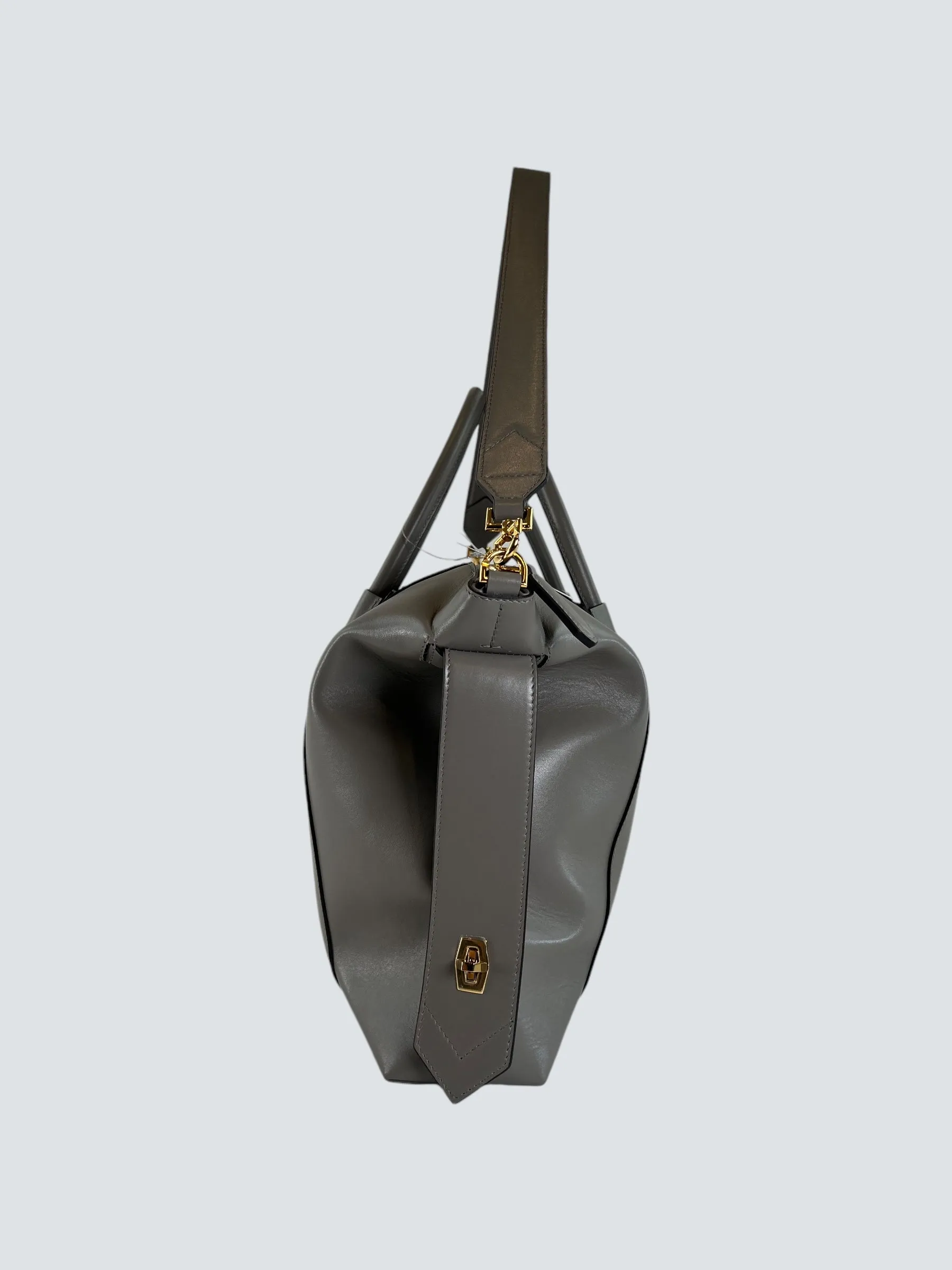 Givenchy Grey Soft Leather Antigona Large Tote