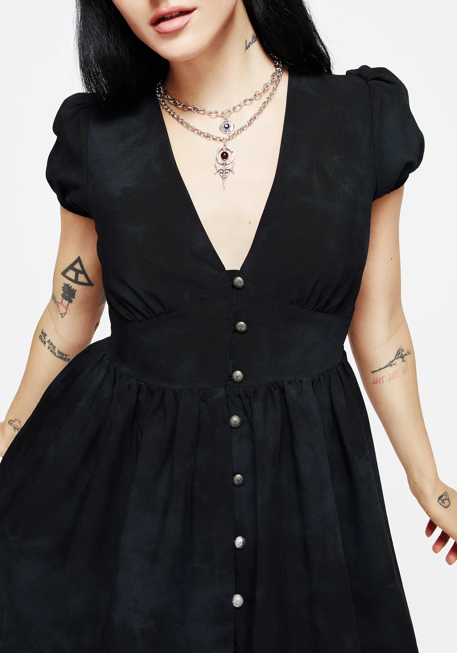 Gladys Button Up Mini Dress