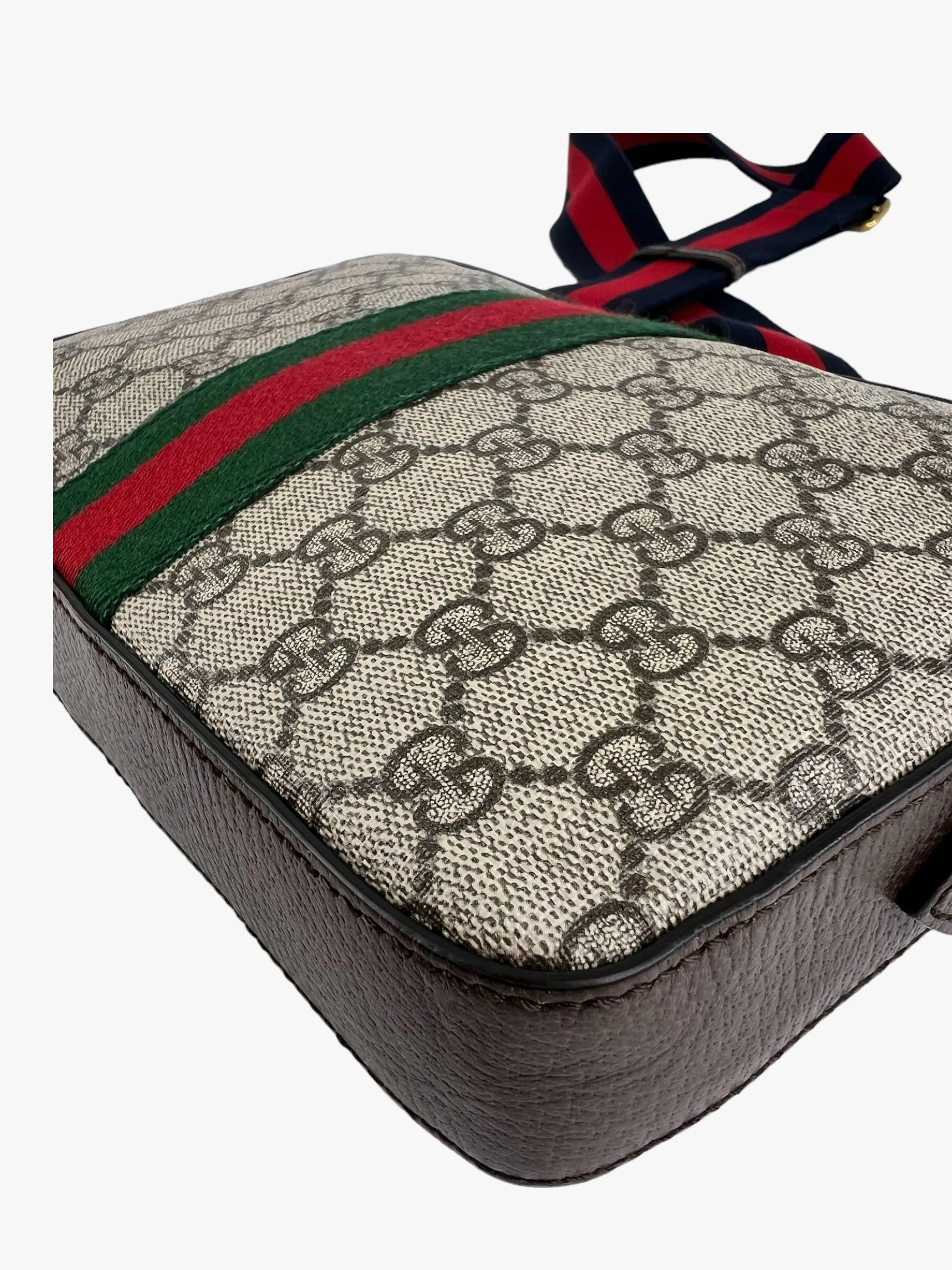 Gucci Monogram Canvas & Leather Ophidia GG Crossbody