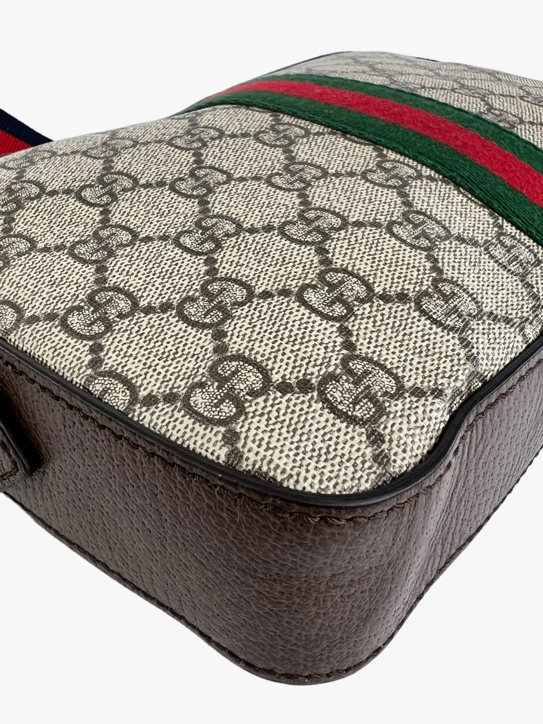 Gucci Monogram Canvas & Leather Ophidia GG Crossbody